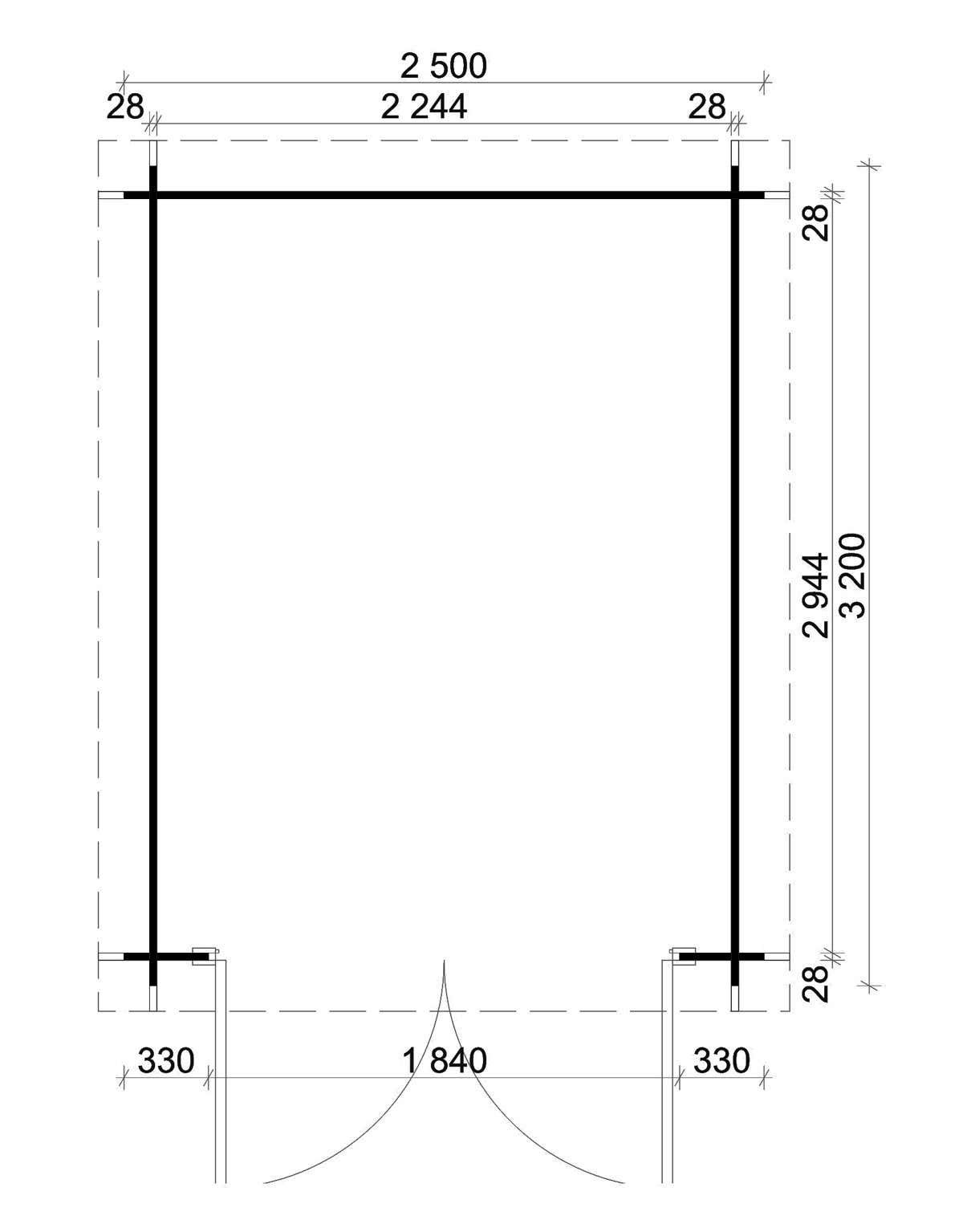 Alpholz  Bremen-28 B,  270x340 cm    Natur  (RABATT 34%) - 9.18 qm