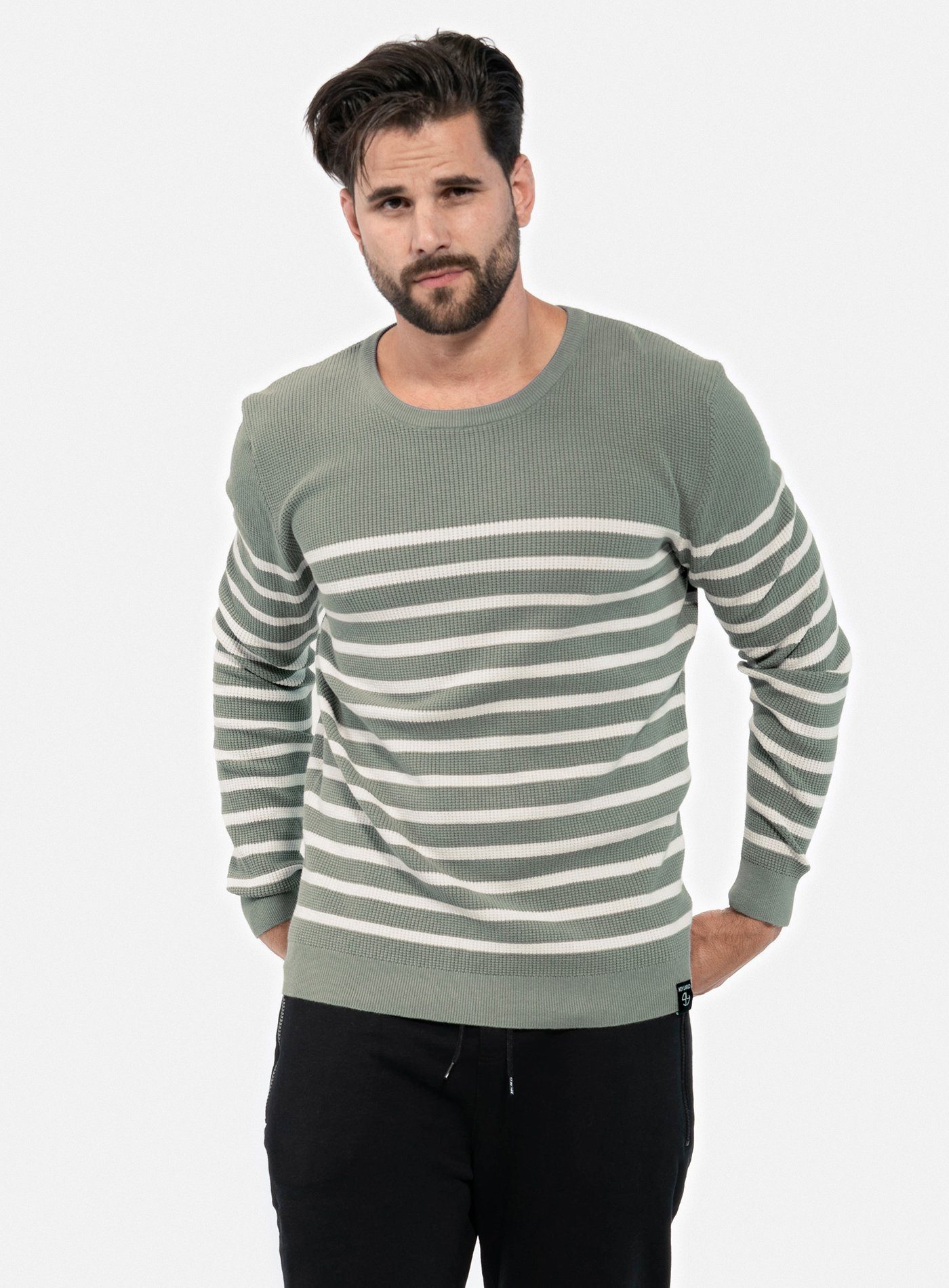 Key Largo Rundhalspullover MST RECORD round