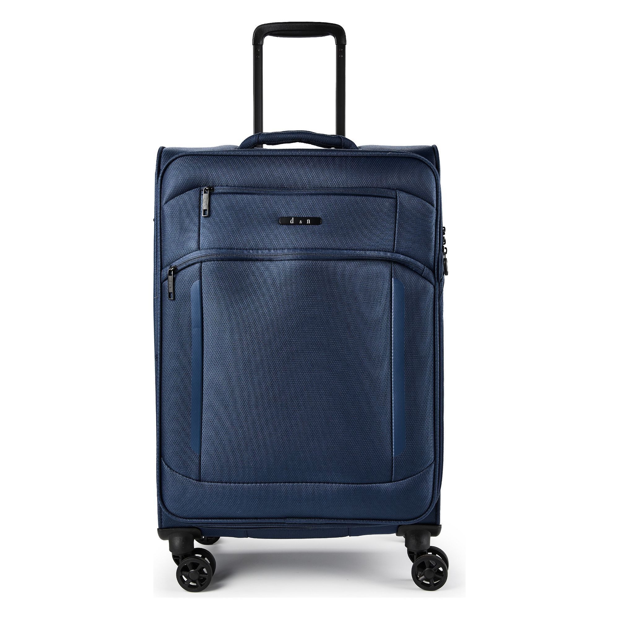 D&N Weichgepäck-Trolley Travel Line 9804, 4 Rollen, Polyester