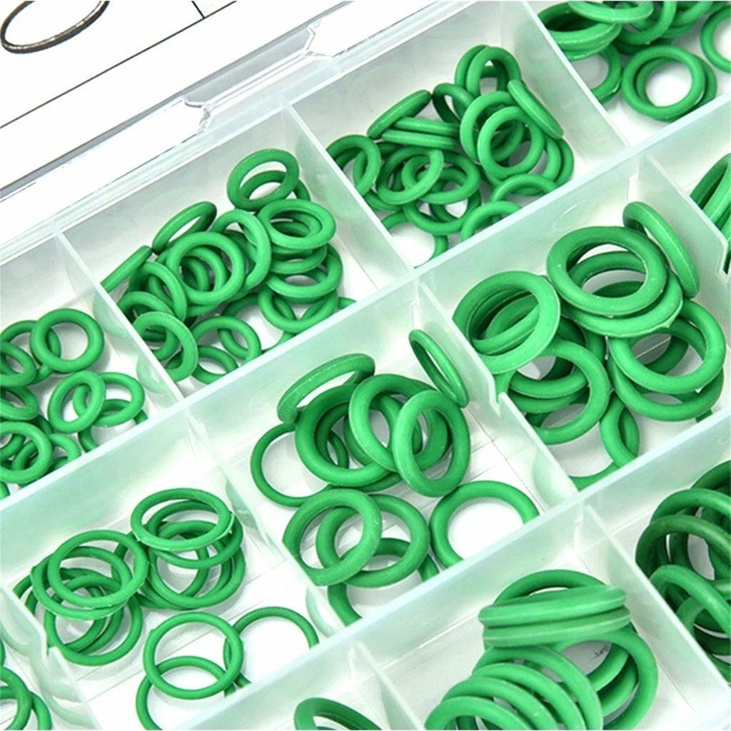 Kummert Business Klimaanlagen-Verkleidung Dichtung HNBR-O-Ring-Satz Ø 3-22 mm grün, Zubehör für Home Haus & Garten PKW KFZ Werkstatt, Dichtring-Set 270 Stück