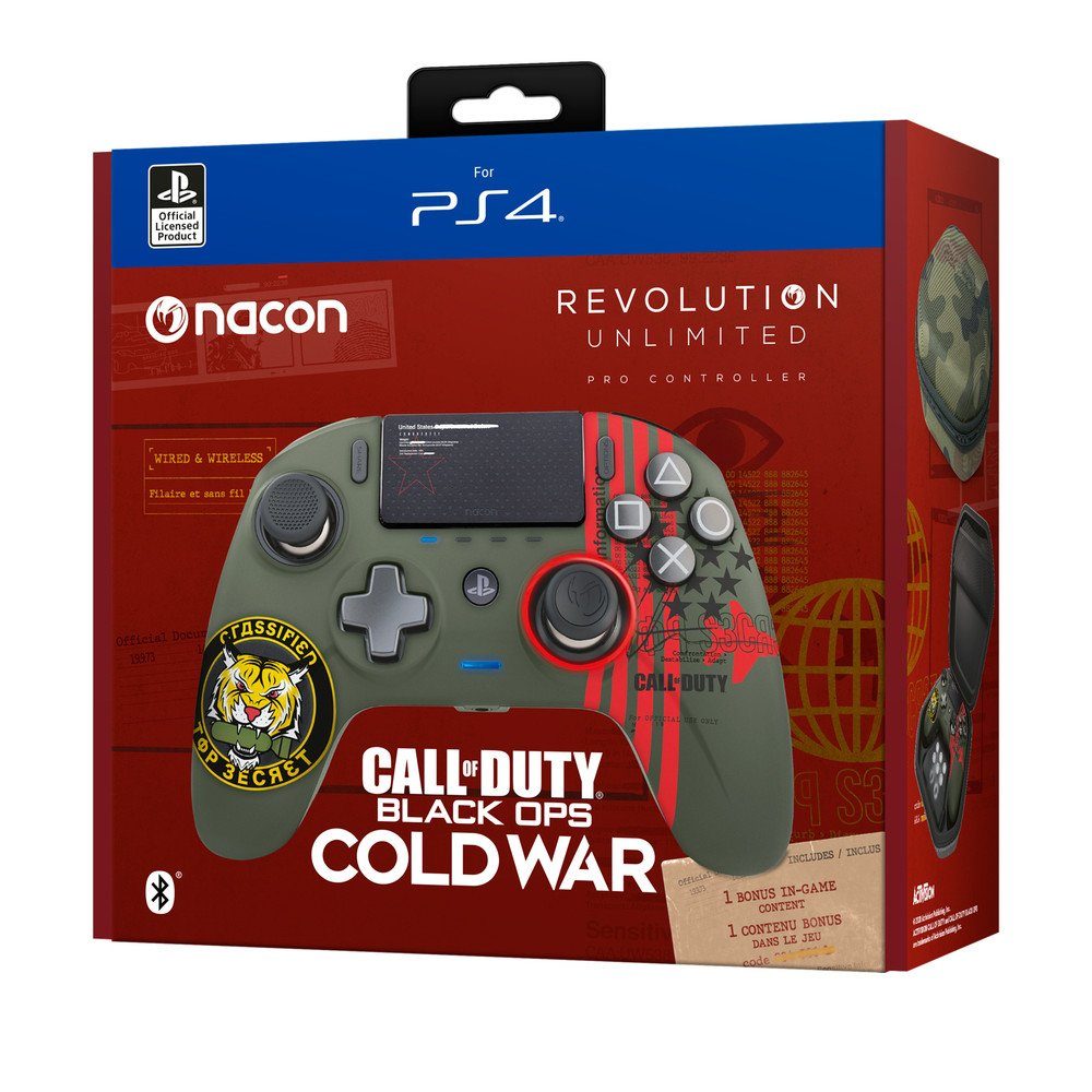 NACON Revolution Unlimited Pro Schwarz Bluetooth/USB PC, PlayStation 4 PlayStation-Controller