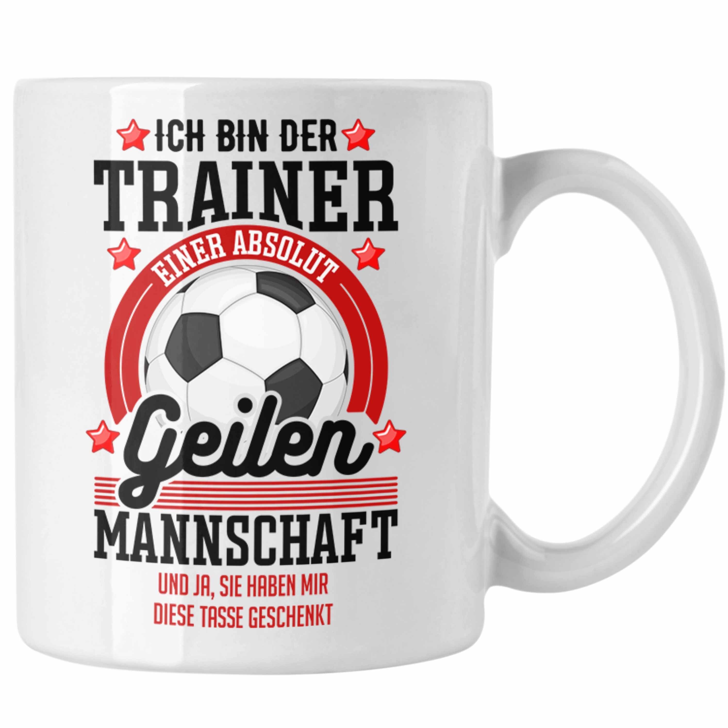 Danke Geschenk Weiss Weihnachten Tasse Geburtstag Fussballtrainer Trendation Geschenkidee Bester Tasse Trendation Coach Fußball -