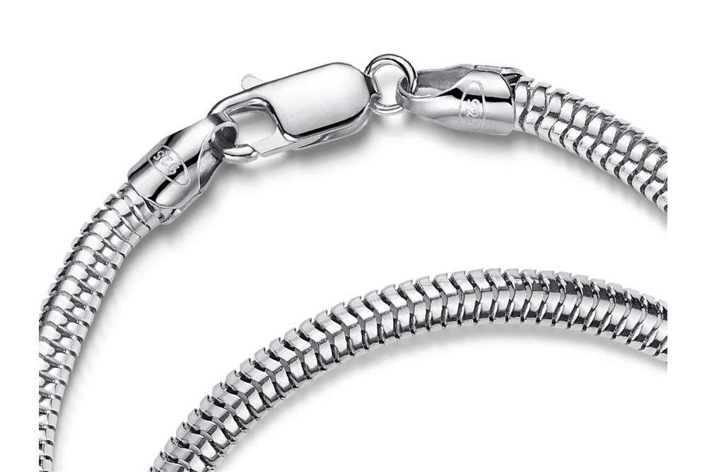 Silberkettenstore Silberarmband Schlangenkette Armband 4mm - günstig online kaufen