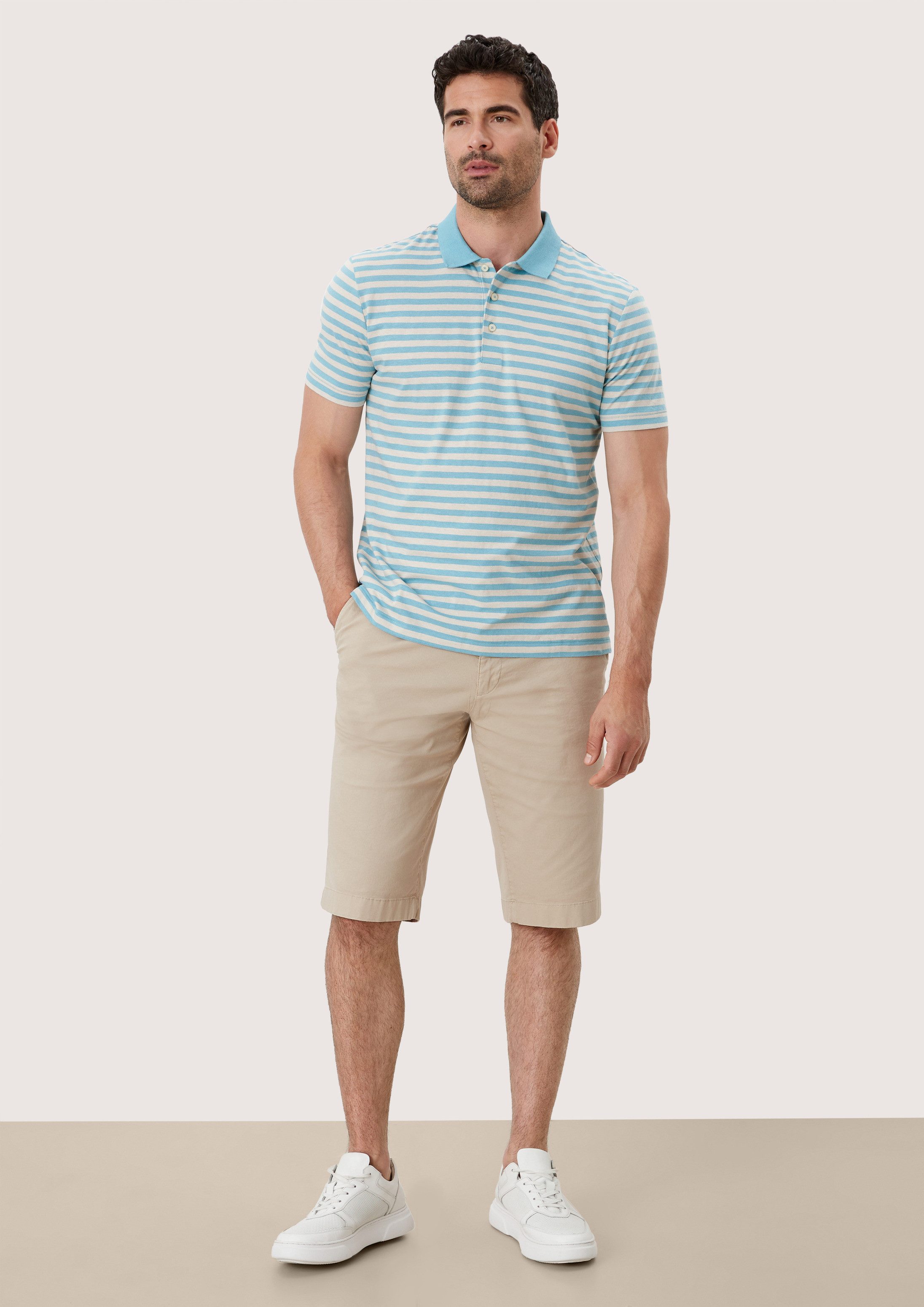 s.Oliver Kurzarmshirt Polo-Shirt Poloshirt mit Streifen