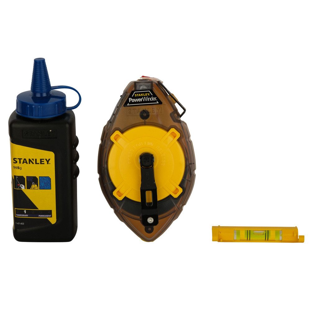 STANLEY Zielmarkierung STANLEY 0-47-465 Schlagschnur-Set PowerWinder 30m 1 St.