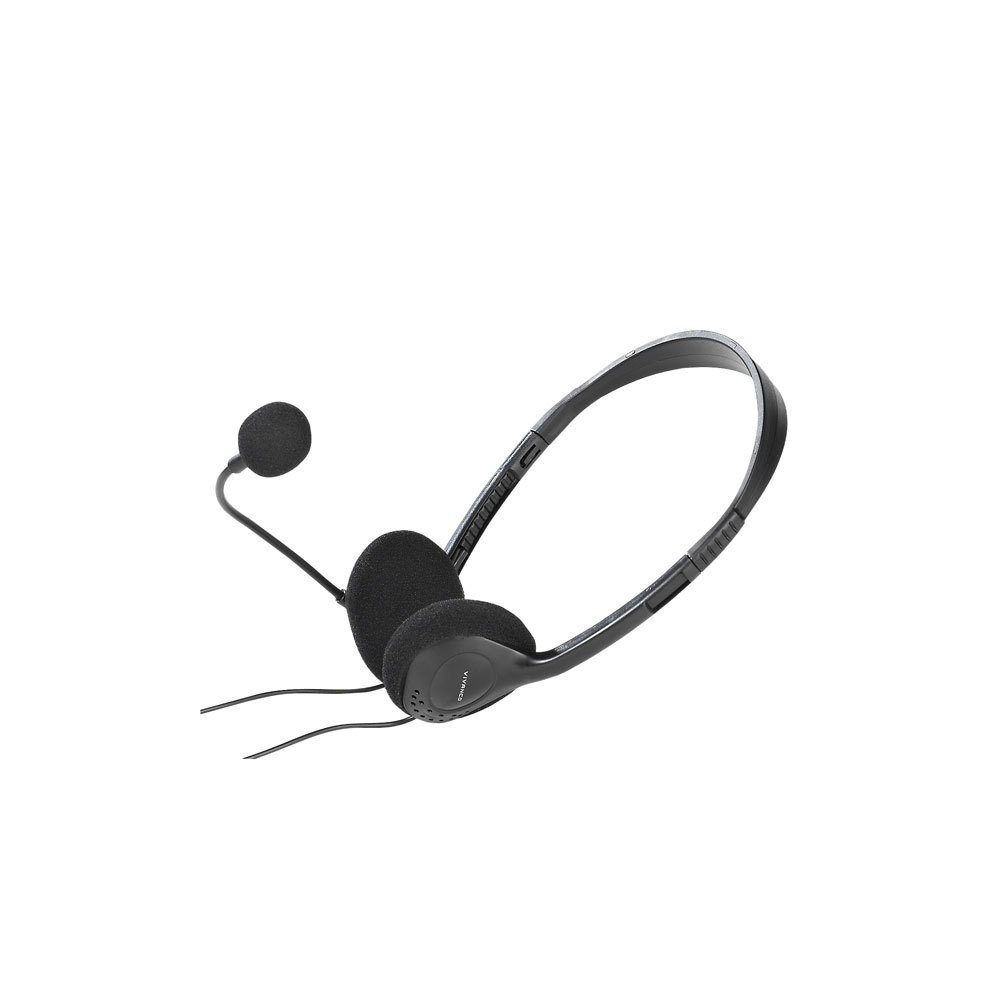 Vivanco Stereo Headset, ultraleicht mit Lautstärkeregler (36651) Headset