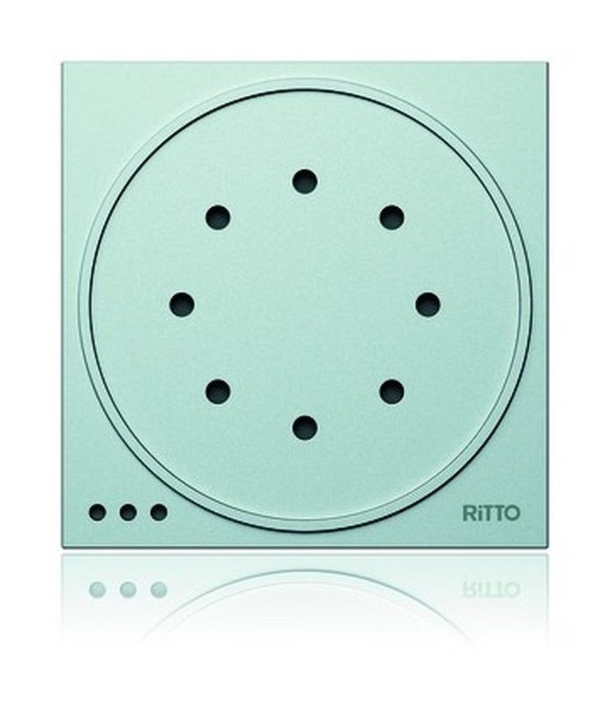 RITTO Gegensprechanlage, Sprachmodul Bus-System silber 95 x 95 x 33 mm