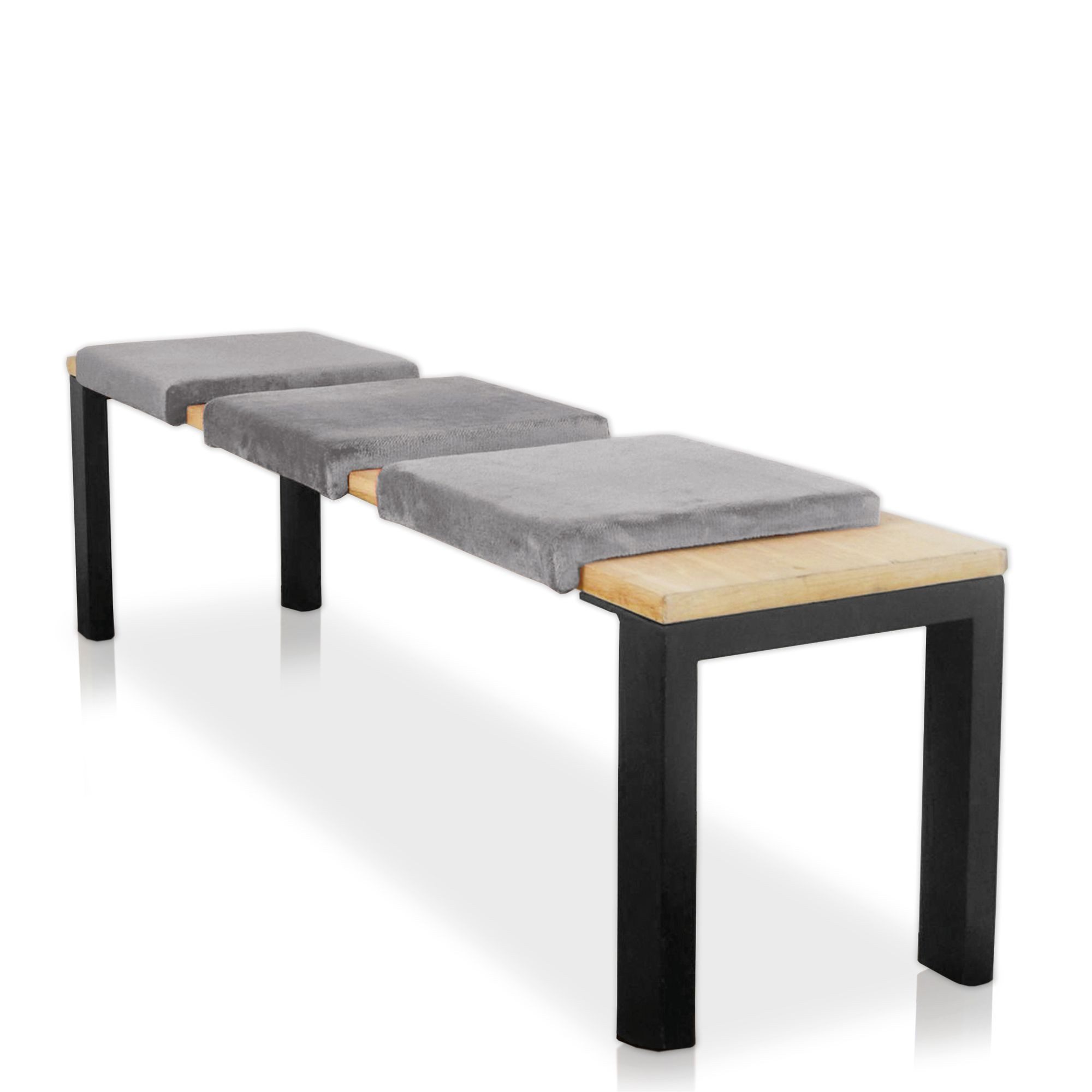 Bankauflage Klemmkissen, Sitzkissen 40cm breit, 35cm Klemmtiefe - weich gepolstert