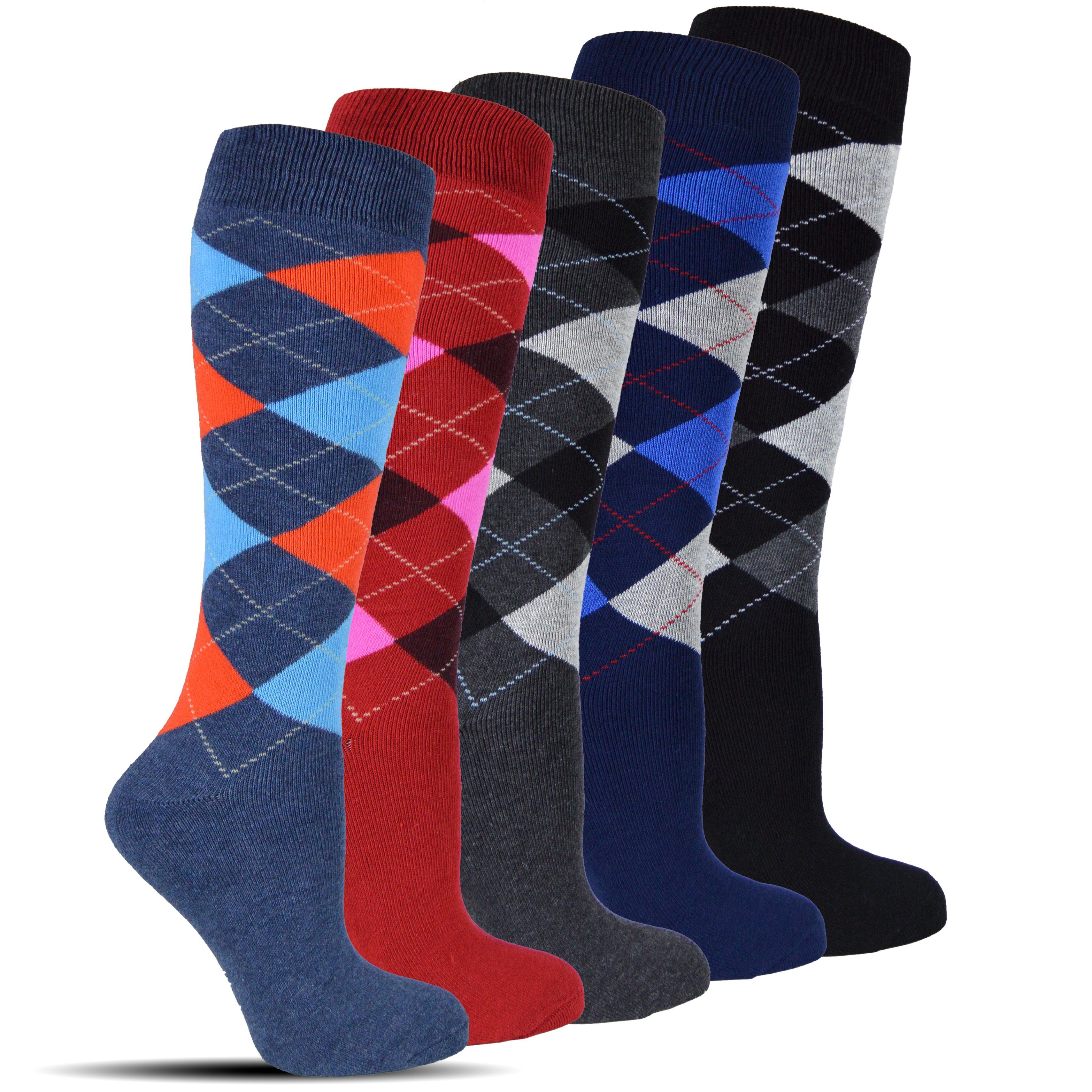 Frostfighter Kniestrümpfe Damen Thermokniestrümpfe (4-Paar) Reitstrümpfe, V günstig online kaufen