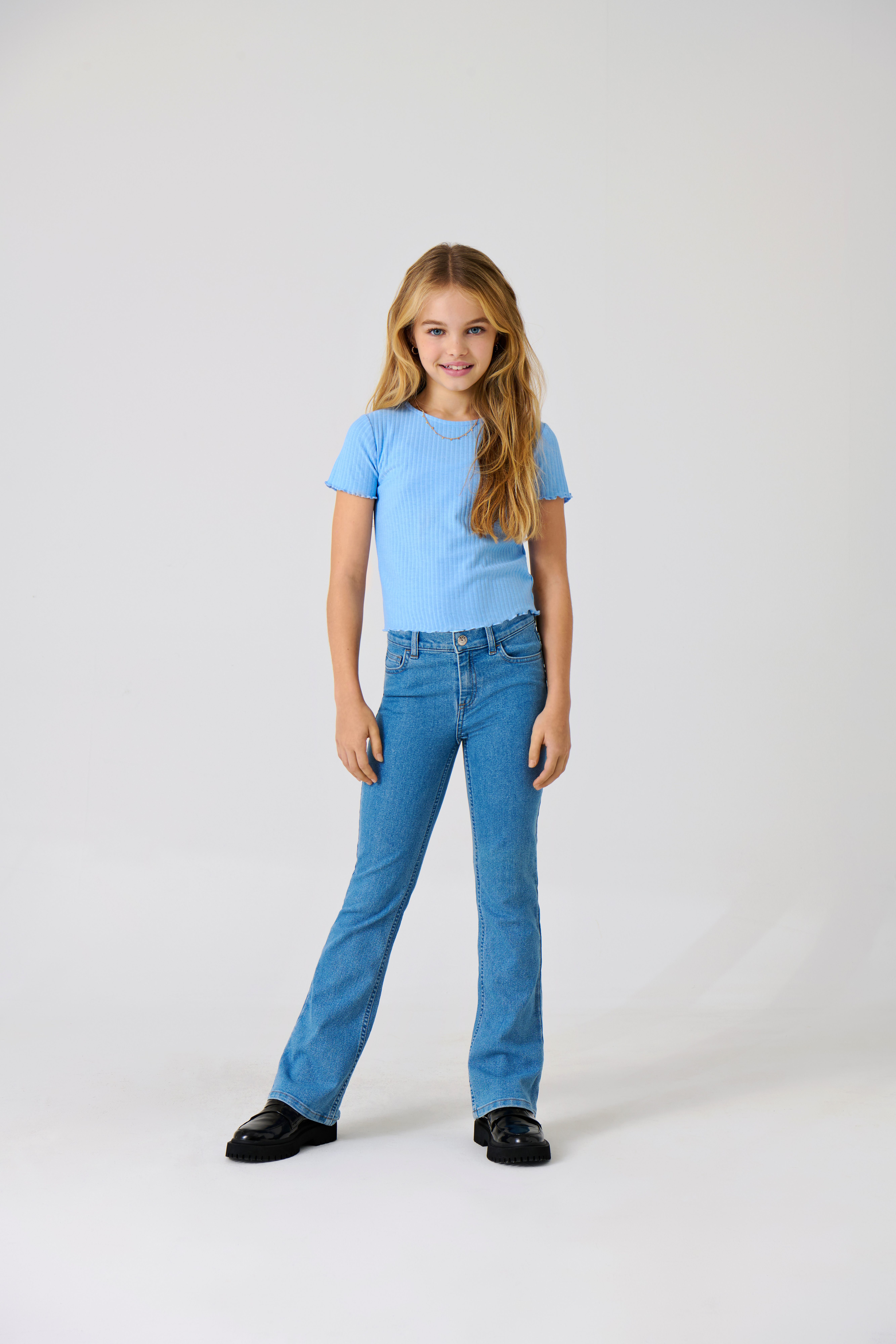 KIDS ONLY Bootcut-Jeans KOGHUSH FLARED DNM AKM186 NOOS