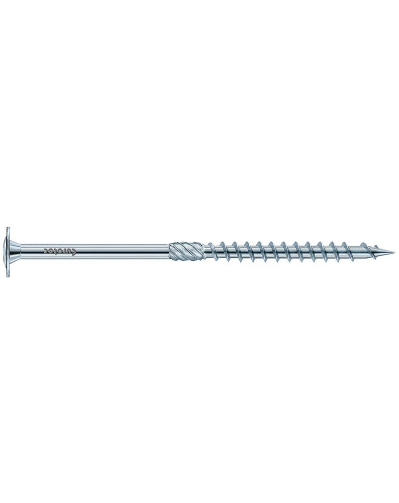 Eurotec Holzbauschraube Paneltwistec AG, Stahl weiß verzinkt, Tellerkopf TX20, Teilgewinde, (200 St)
