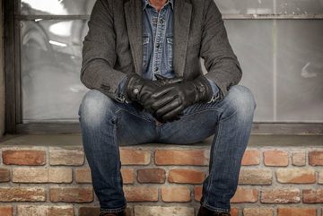 PEARLWOOD Lederhandschuhe Freddie Atmungsaktiv, Wärmeregulierend, Wind - und Wasserabweisend