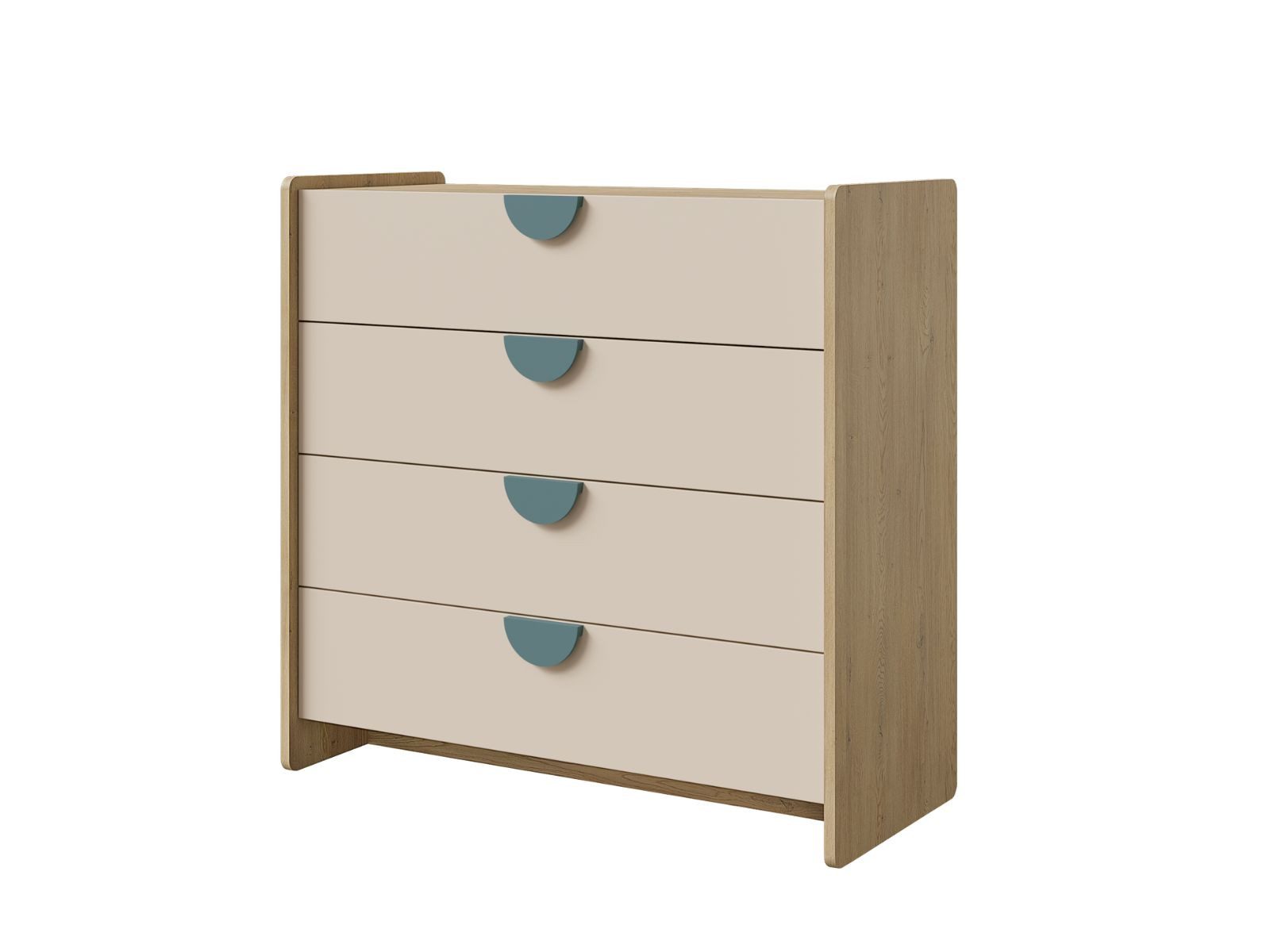 Compleo Kommode Schubkastenkommode FORMS mit 4 Schubladen, Designer Kinderzimmer