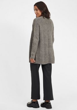 OXMO Strickjacke OXClea Cardigan in Ajour-Strickmuster