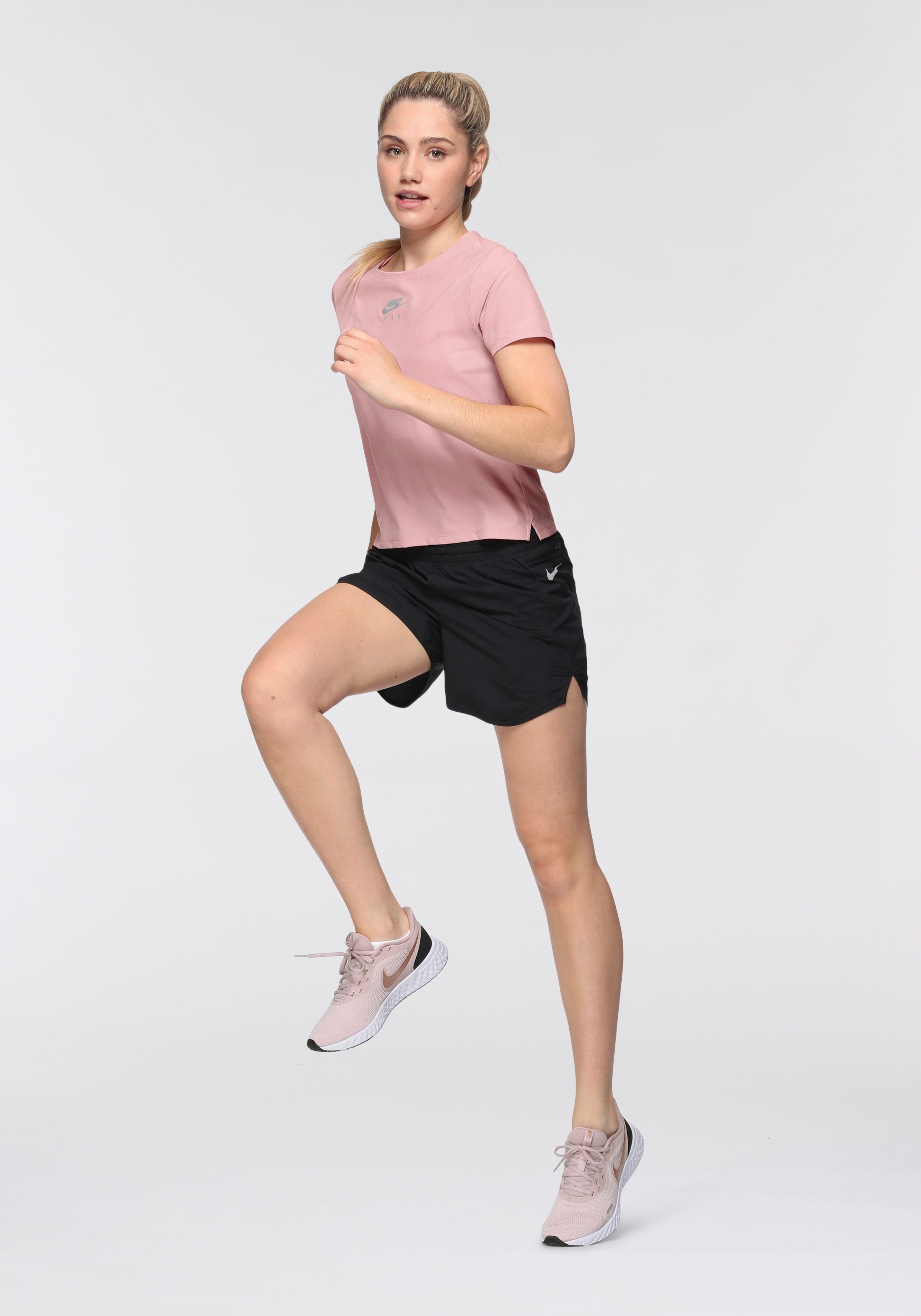 schwarz Nike Women's Laufshorts Luxe Tempo Shorts Running