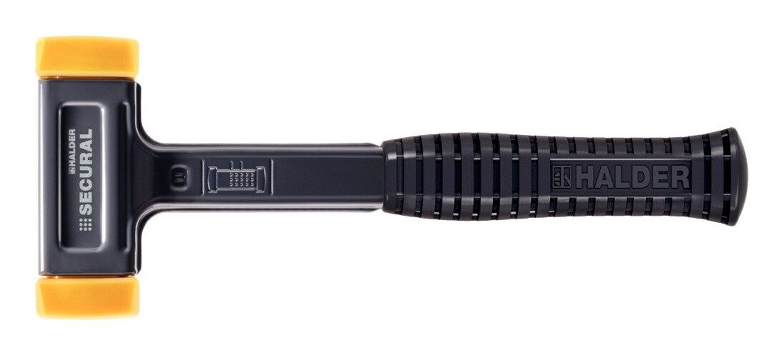 Halder KG Gummihammer, Schonhammer Secural 30 x 40 mm rostfrei