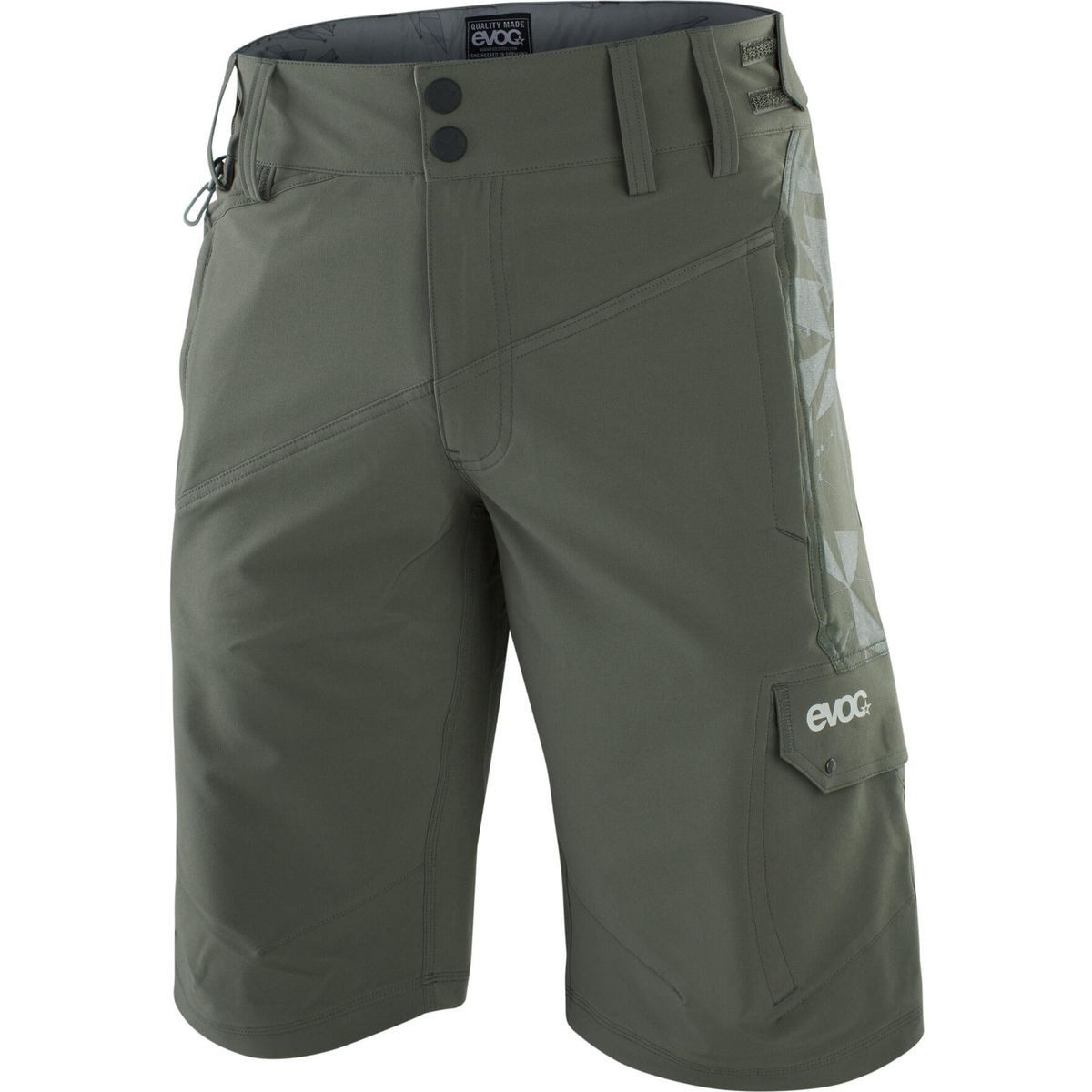 EVOC Fahrradhose Bike Shorts Men Wasserabweisende, schnell trocknende Shorts mit verstellbarem