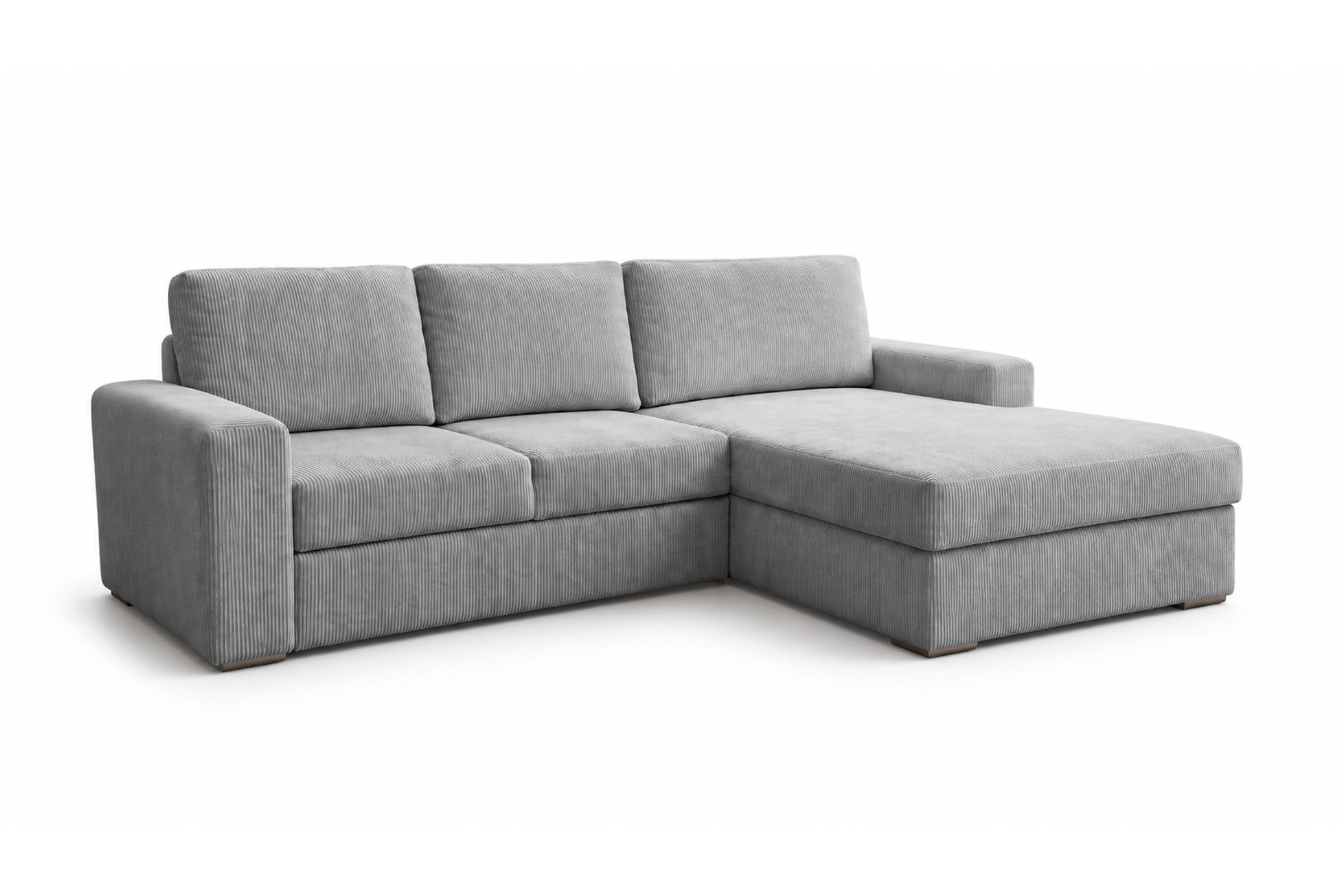 Ecksofa CORD XL 275 cm breit in Cord-Stoff Kuschelsofa