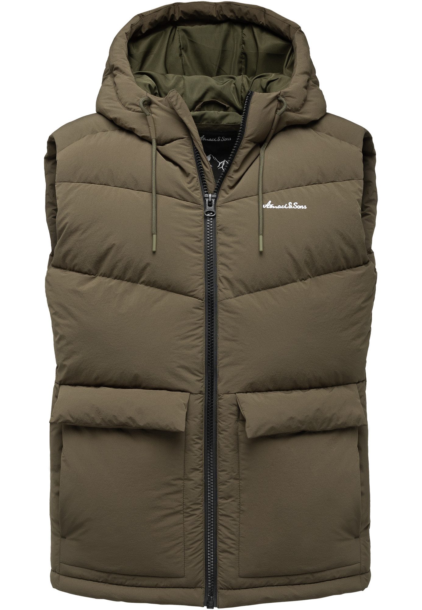 Amaci&Sons Steppweste LOWELL Winterweste Herren Outdoor Winter Weste Jacke günstig online kaufen