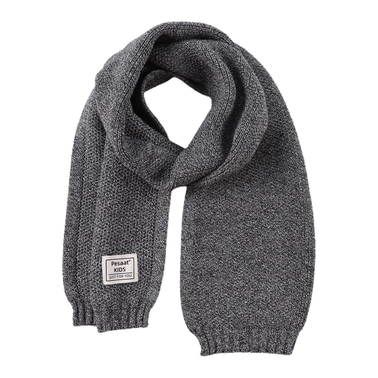 LuxusKollektion Fleeceschal Kinder Loop Schal Winter Rundschal Plüsch Dick