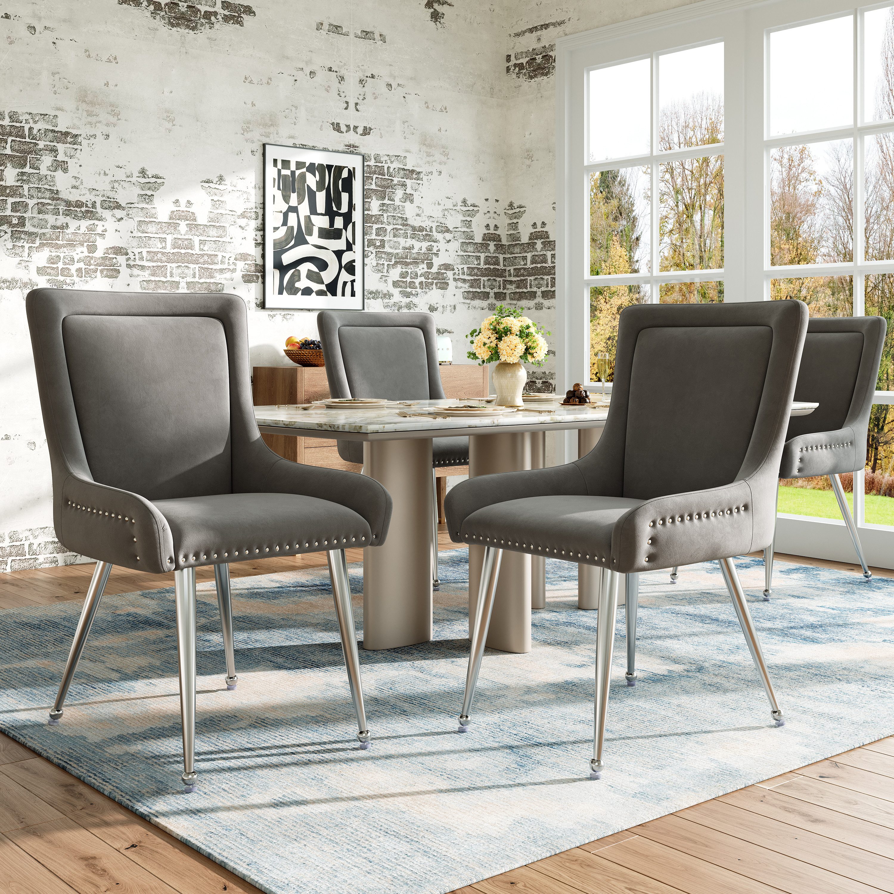 HAUSS SPOLE Esszimmerstuhl 4er Set Esszimmerstühle günstig online kaufen