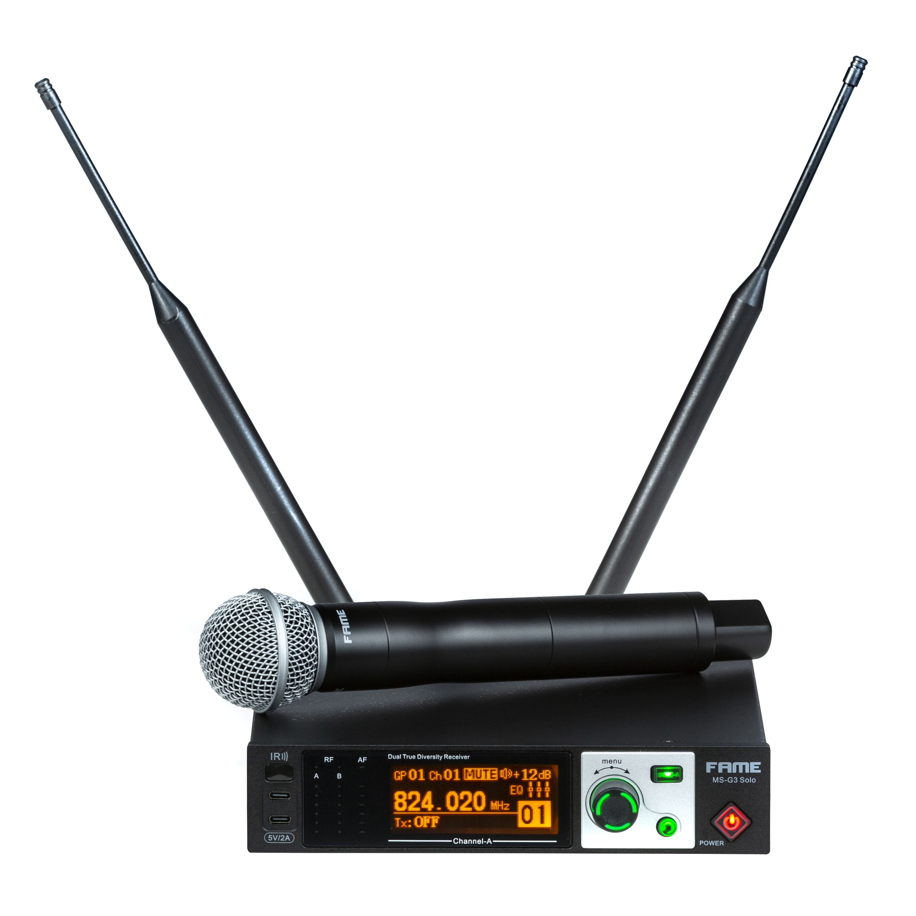 FAME Mikrofon, MS-G3 Solo "MIC" C 826-832 MHz - Sendeanlagen Set