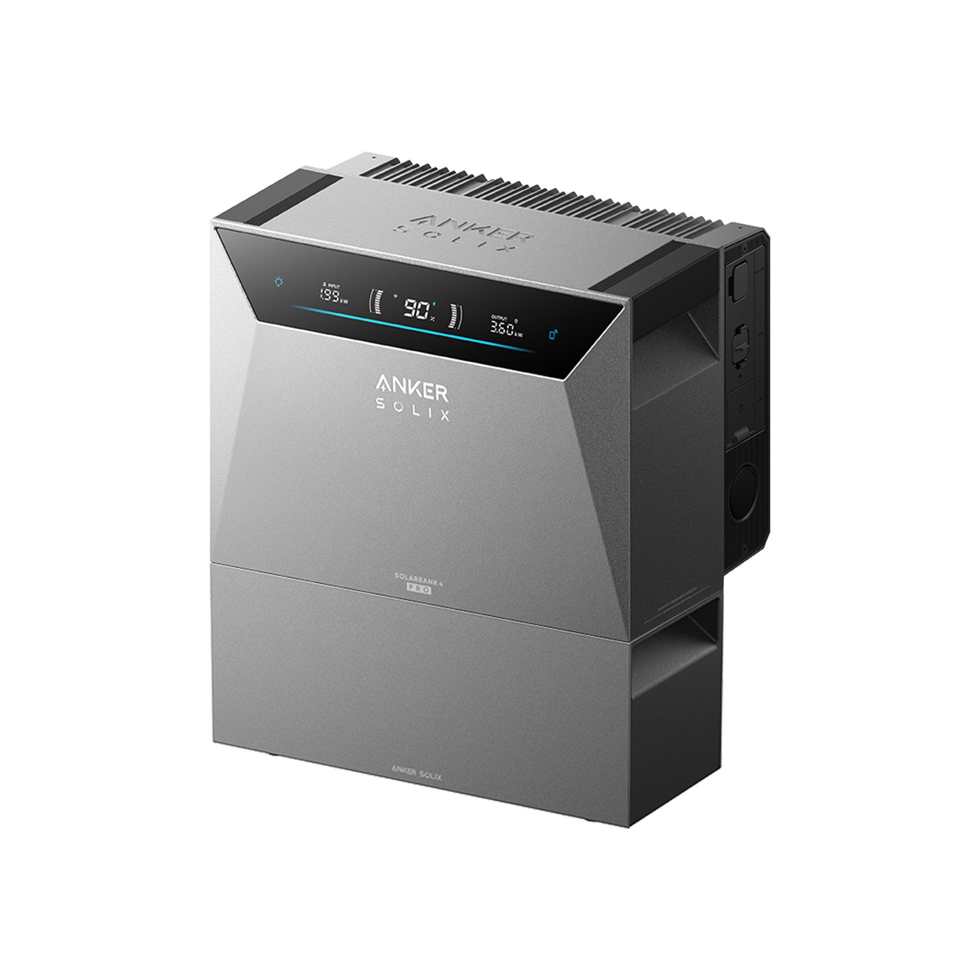 Anker Balkonkraftwerk Anker SOLIX 4 E5000 Pro mit 1x BP2700 Erweiterungsbatterien, 2500 W, LiFePO4