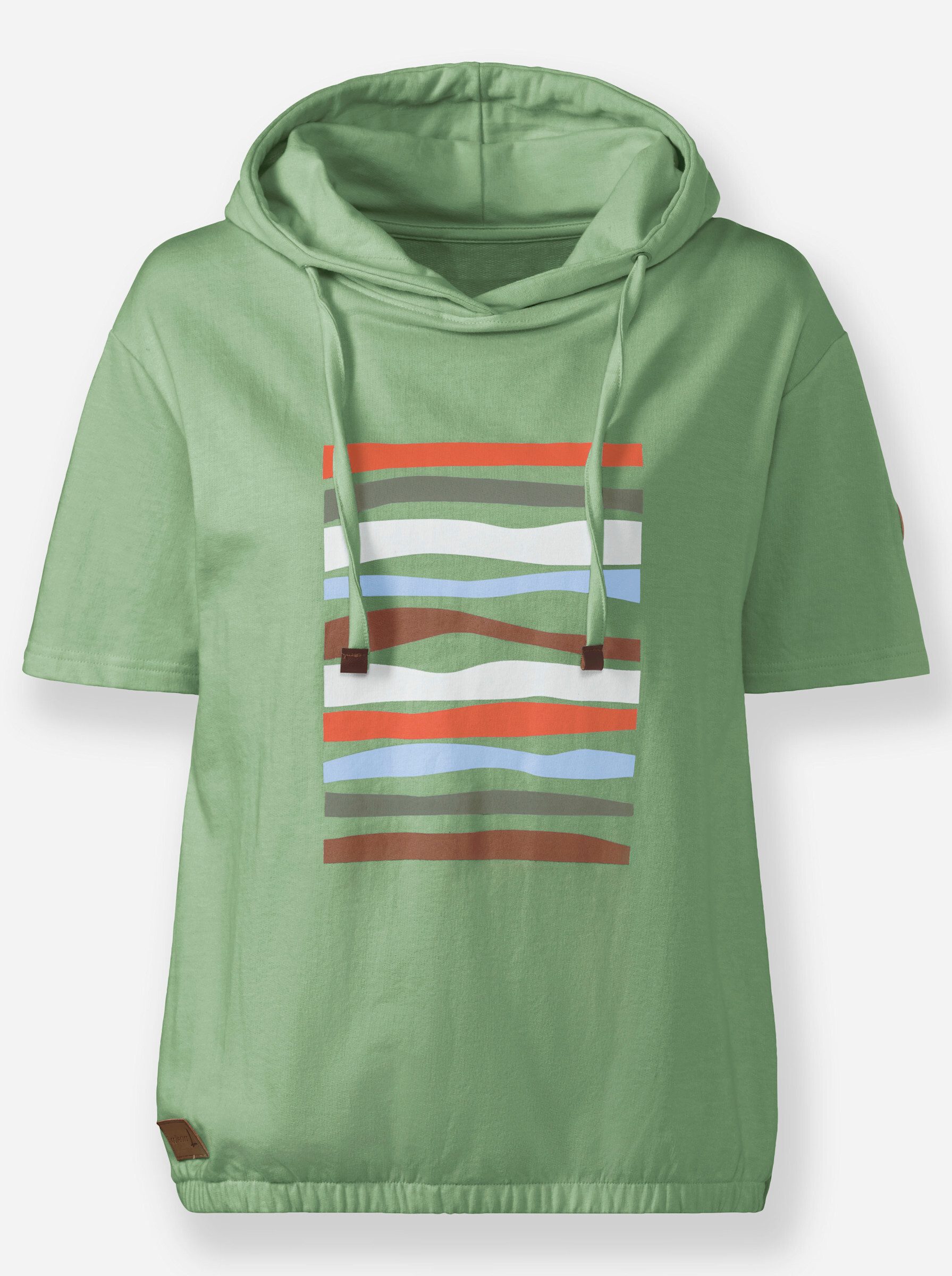 Witt Sweater Kapuzensweatshirt Kurzarm – Bild 3 von 3