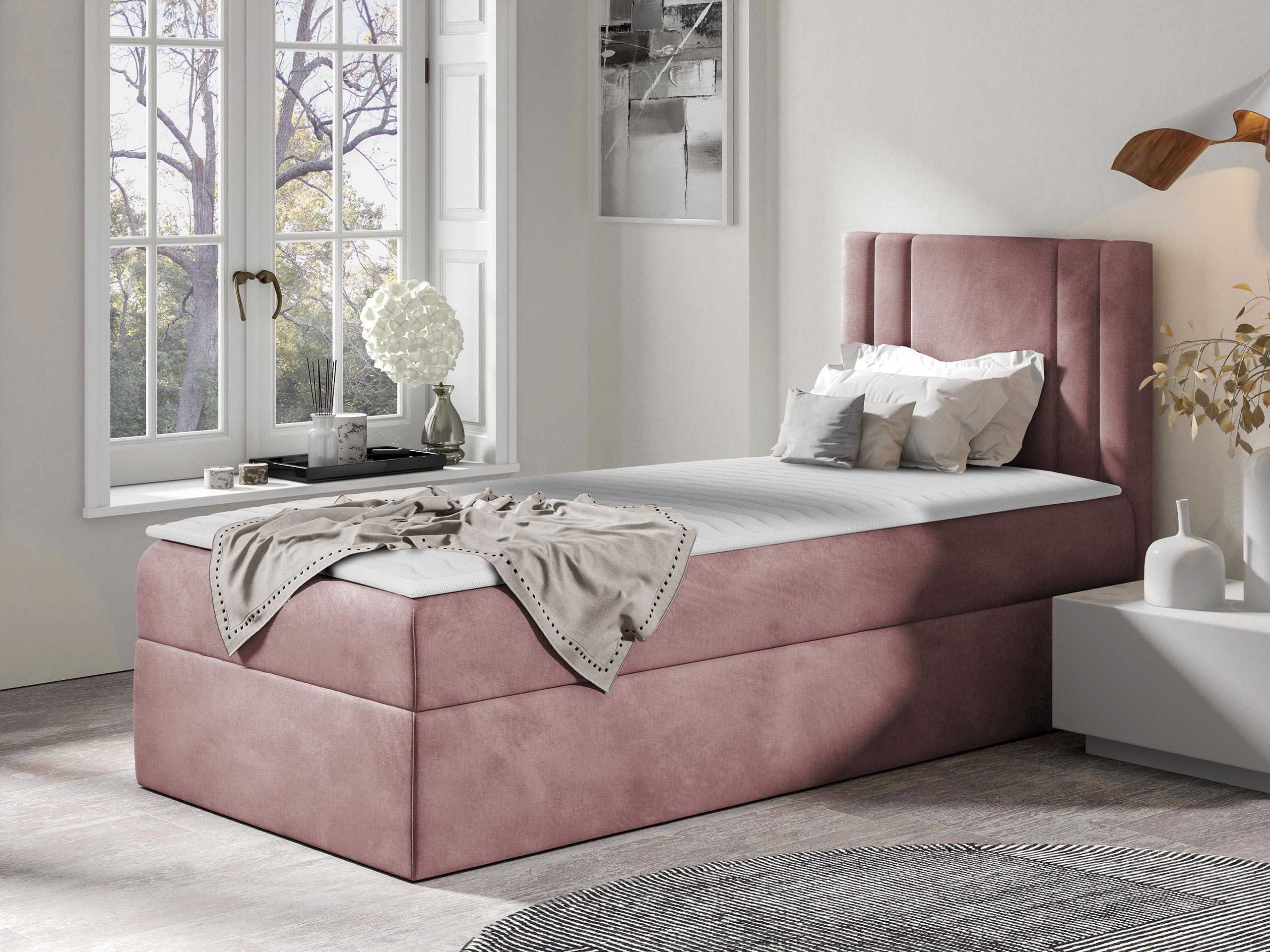 MIRJAN24 Boxspringbett Carmen Mini (mit Hauptmatratze, günstig online kaufen