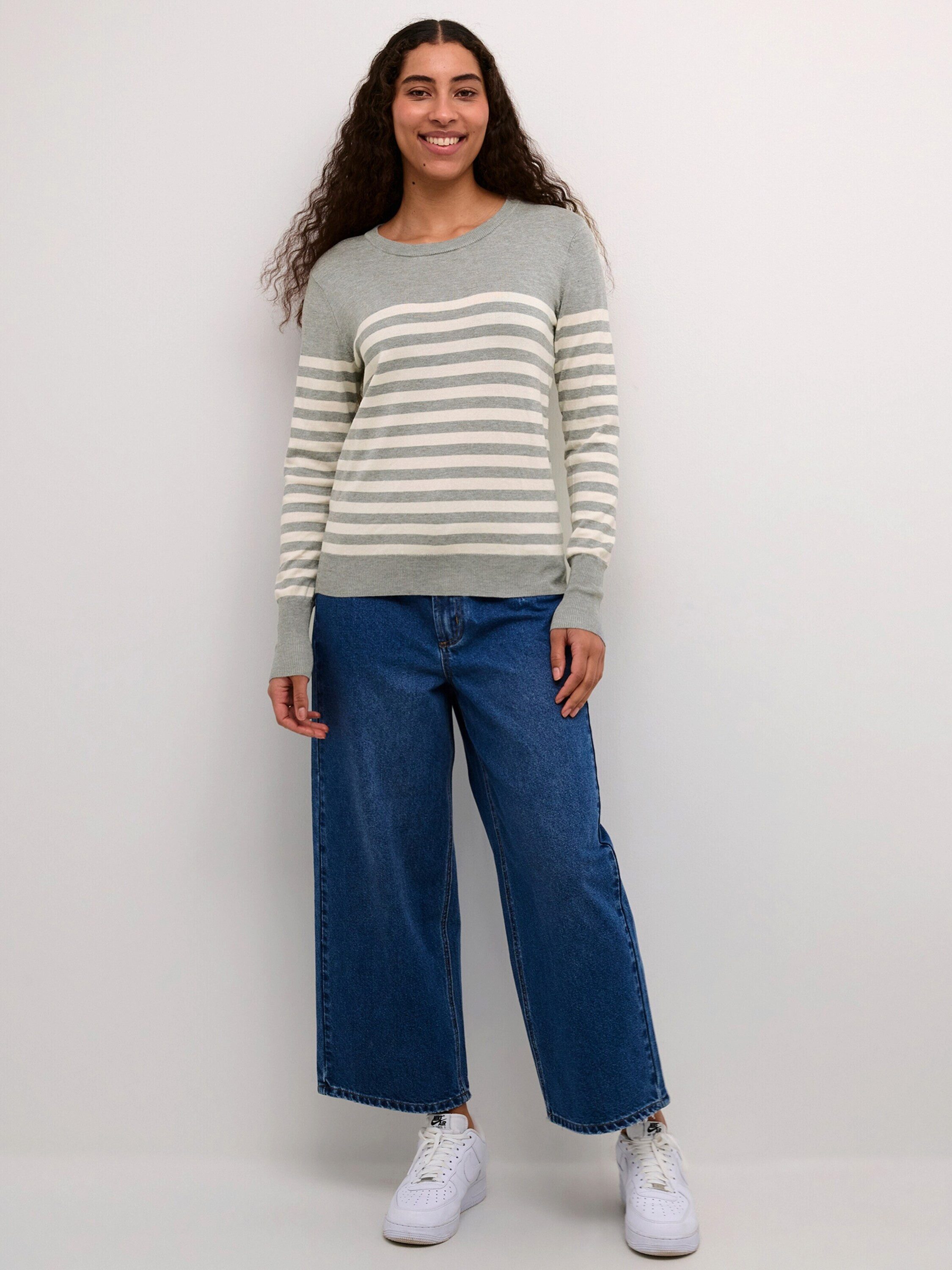 KAFFE Rundhalspullover Lizza (1-tlg) Plain/ohne Details