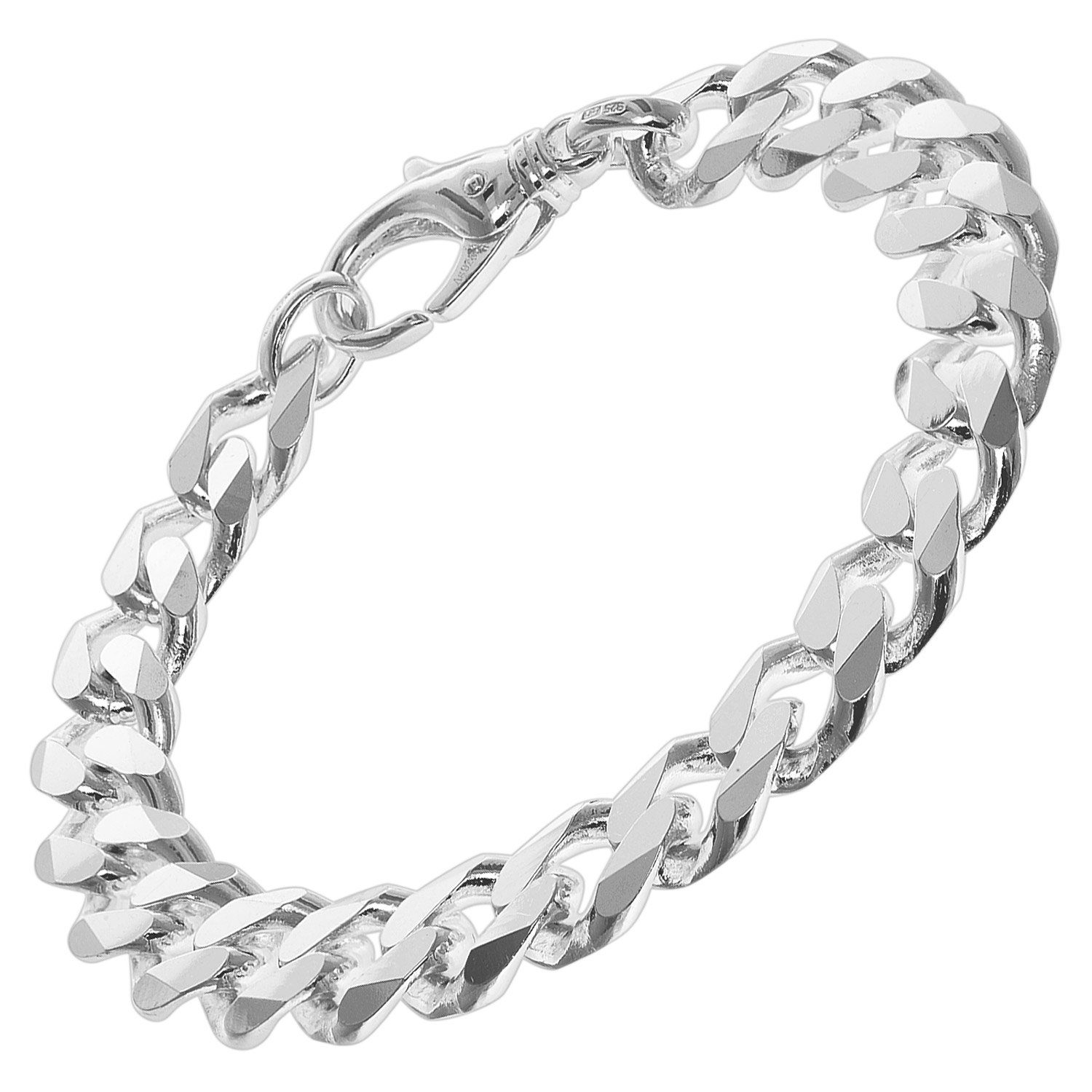 trendor Gliederarmband Herren-Silber 925 Panzer Breite 10,8 mm günstig online kaufen