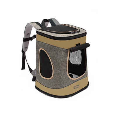 Abistab Pets Tiertransporttasche »Rucksack für Katze und Kleine Hunde, ‎28 x 33 x 44 cm« bis 5,00 kg, hoher Tragekomfort Kurzleine verstellbare Gurte Haustiertragetasche