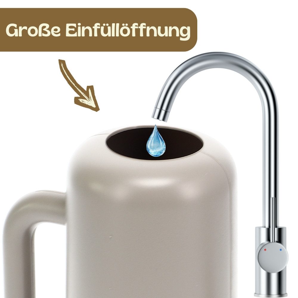 GarPet Gießkanne Gießkanne Zimmerpflanzen 1,8 L Gießkanne Klein Blumengießkanne Indoor – Bild 5 von 5