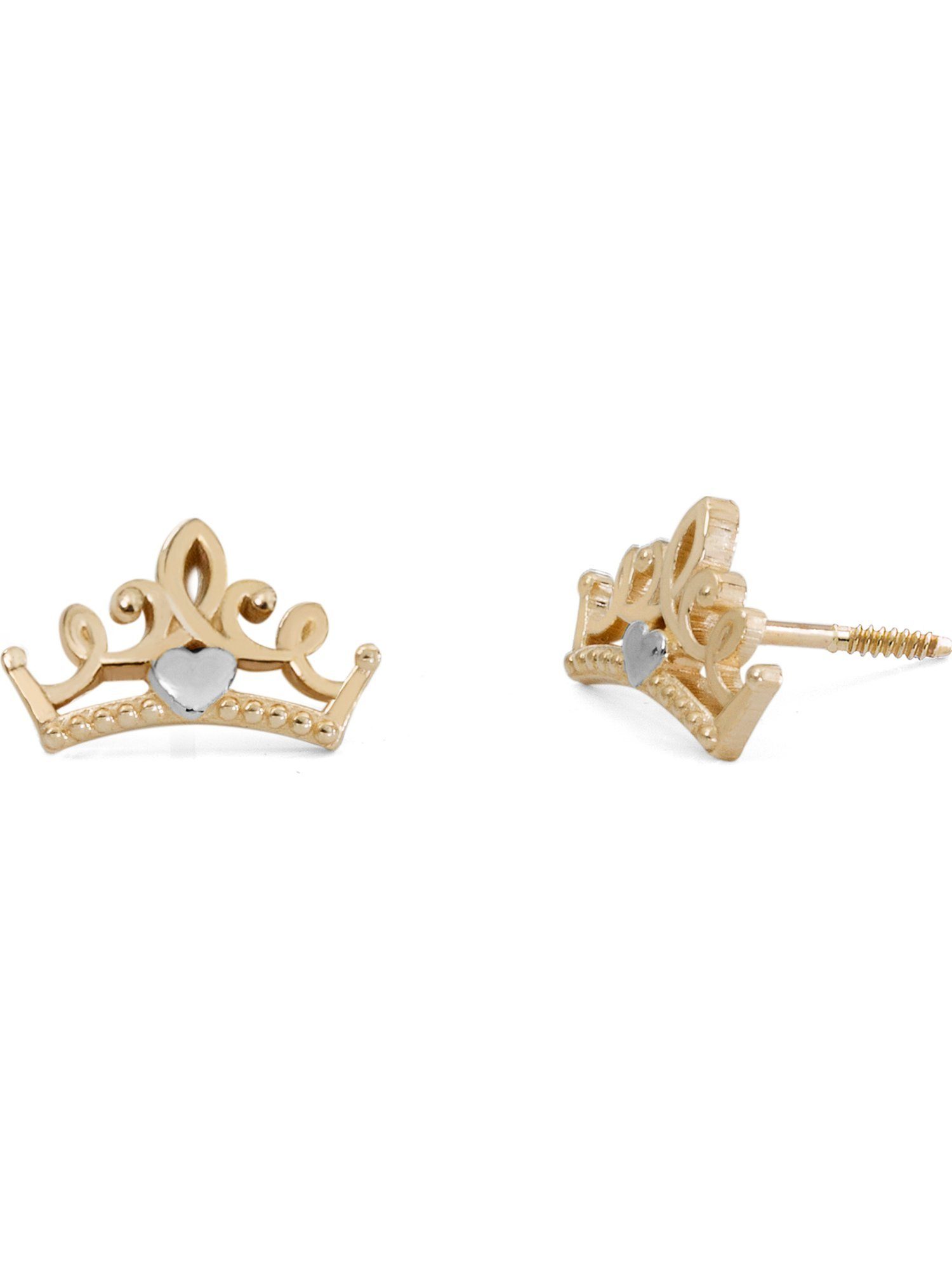 Paar Mädchen-Kinderohrring Ohrhänger DISNEY 375er Gelbgold Disney Jewelry