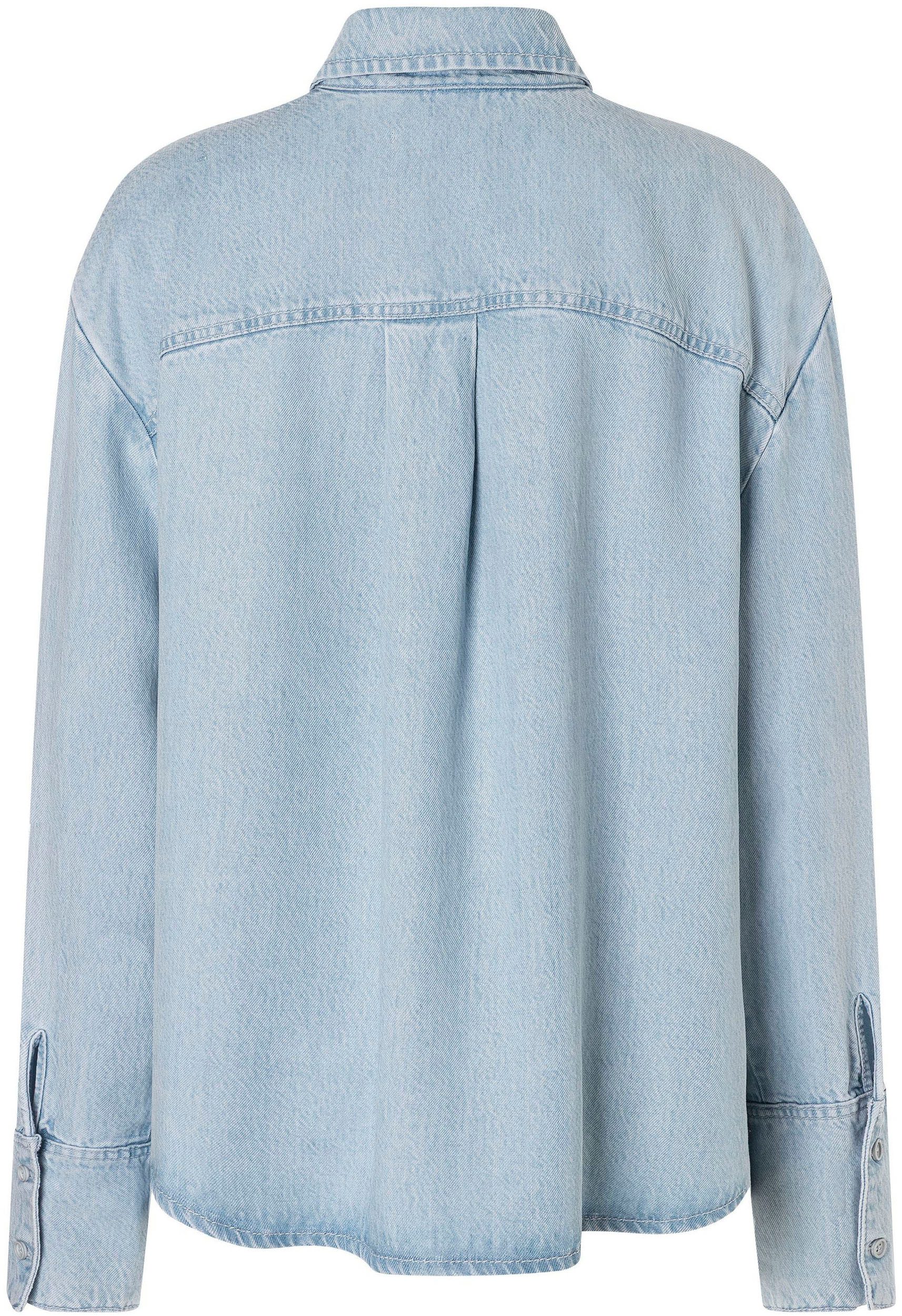 MAC Jeansbluse OVER SHIRT mit breiter Manschette günstig online kaufen
