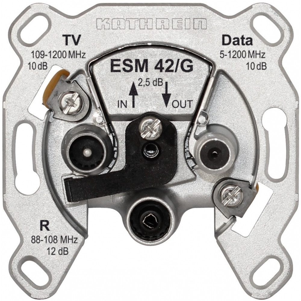 Kathrein Kathrein ESM 42/G Durchschleifdose für Modems. Dachantenne (Selektiv), 3fach Modem-Durchschleifdose