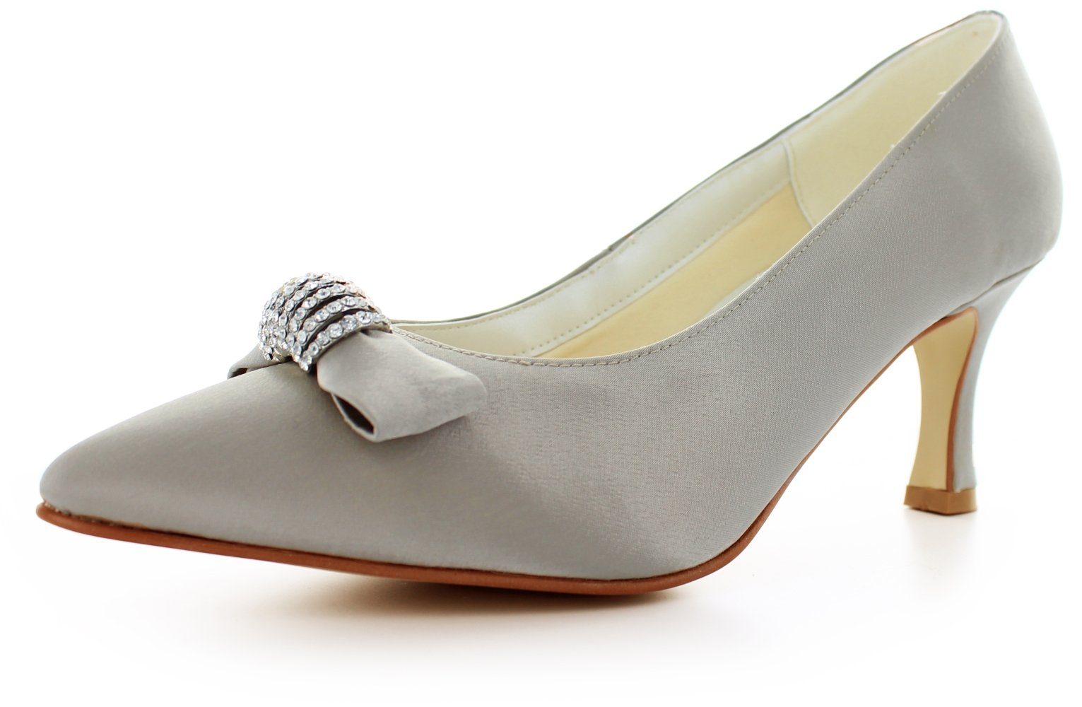 White Lady 705 Vintage Satin-Pumps Pumps