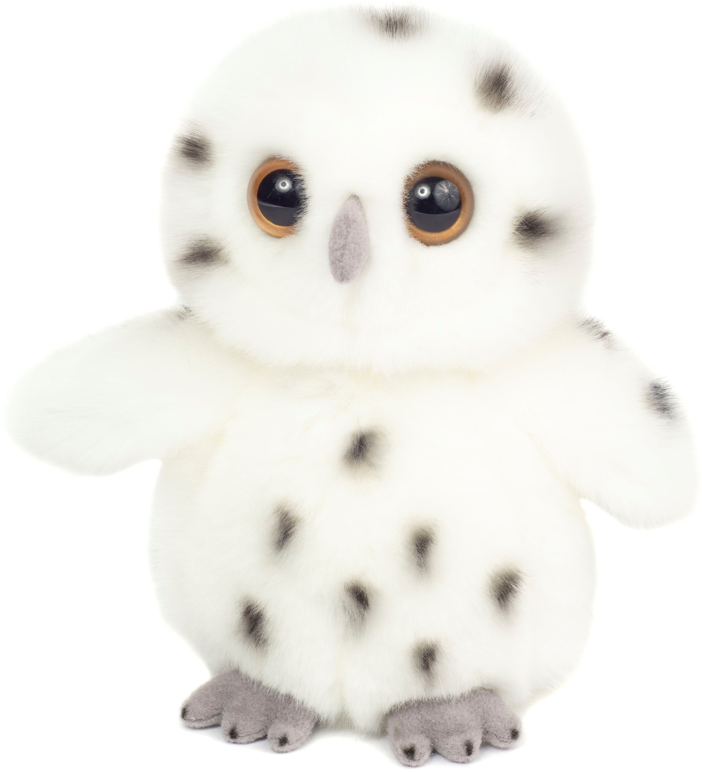 Teddy Hermann® Kuscheltier Schneeeule 16 cm, weiß, zum Teil aus recyceltem Material