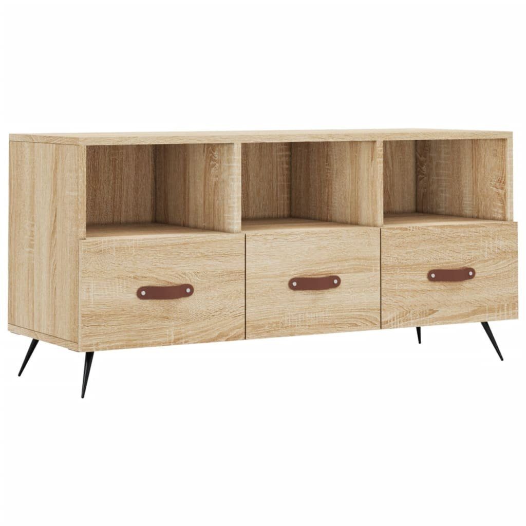 Eiche Sonoma-Eiche Sonoma TV-Schrank 102x36x50 Holzwerkstoff (1-St) cm vidaXL TV-Schrank