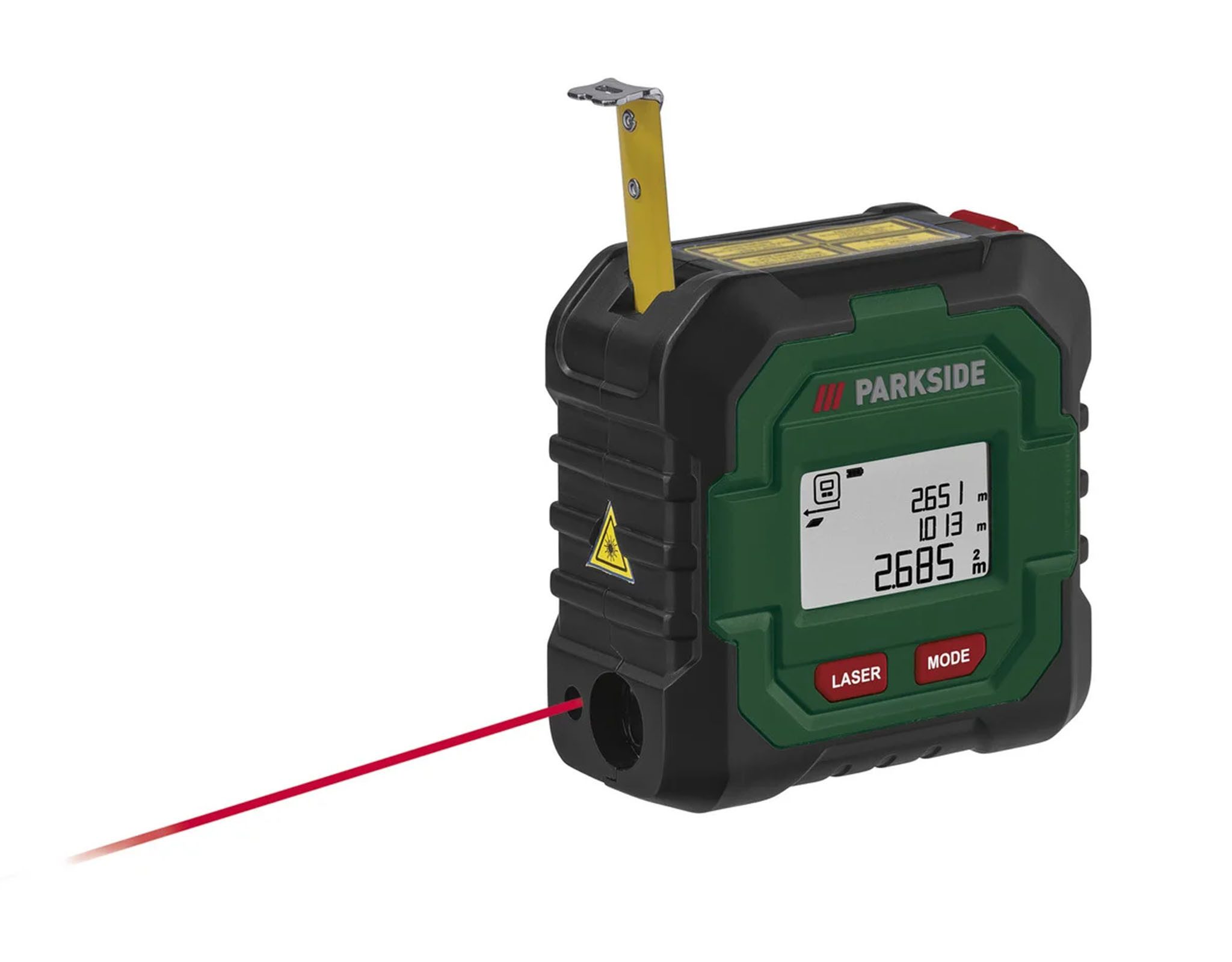 Parkside Lasermessgerät PARKSIDE® Akku-Laserentfernungsmesser PLMB 4 C2 Lasermesser Lasergerät