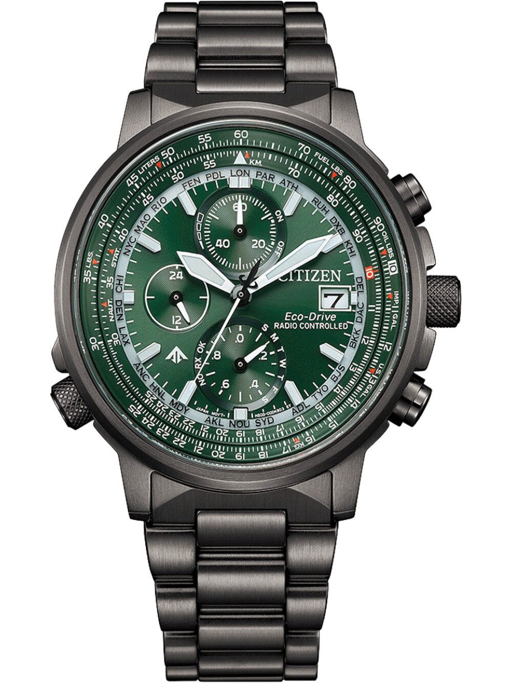 Citizen Quarzuhr Citizen AT8304-57W Herrenuhr Promaster Sky Eco-Drive Pilot 41mm 20ATM Citizen AT8304-57W Herrenuhr Promaster Sky Eco-Drive Pilot 41mm 20ATM