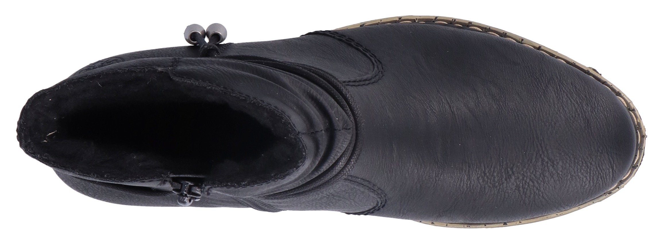 Rieker Winterstiefelette mit Zierkordel und slouchy Schaft