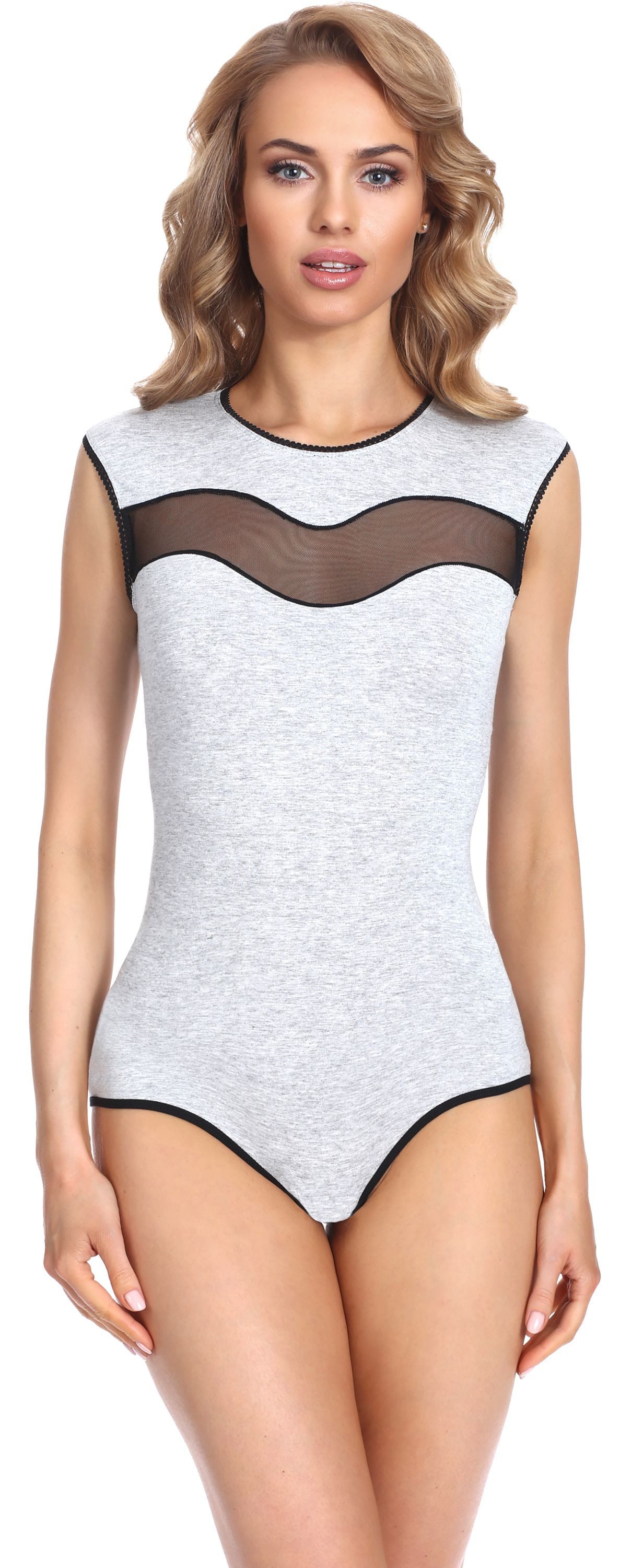Body Damen Body ohne Arm BD110