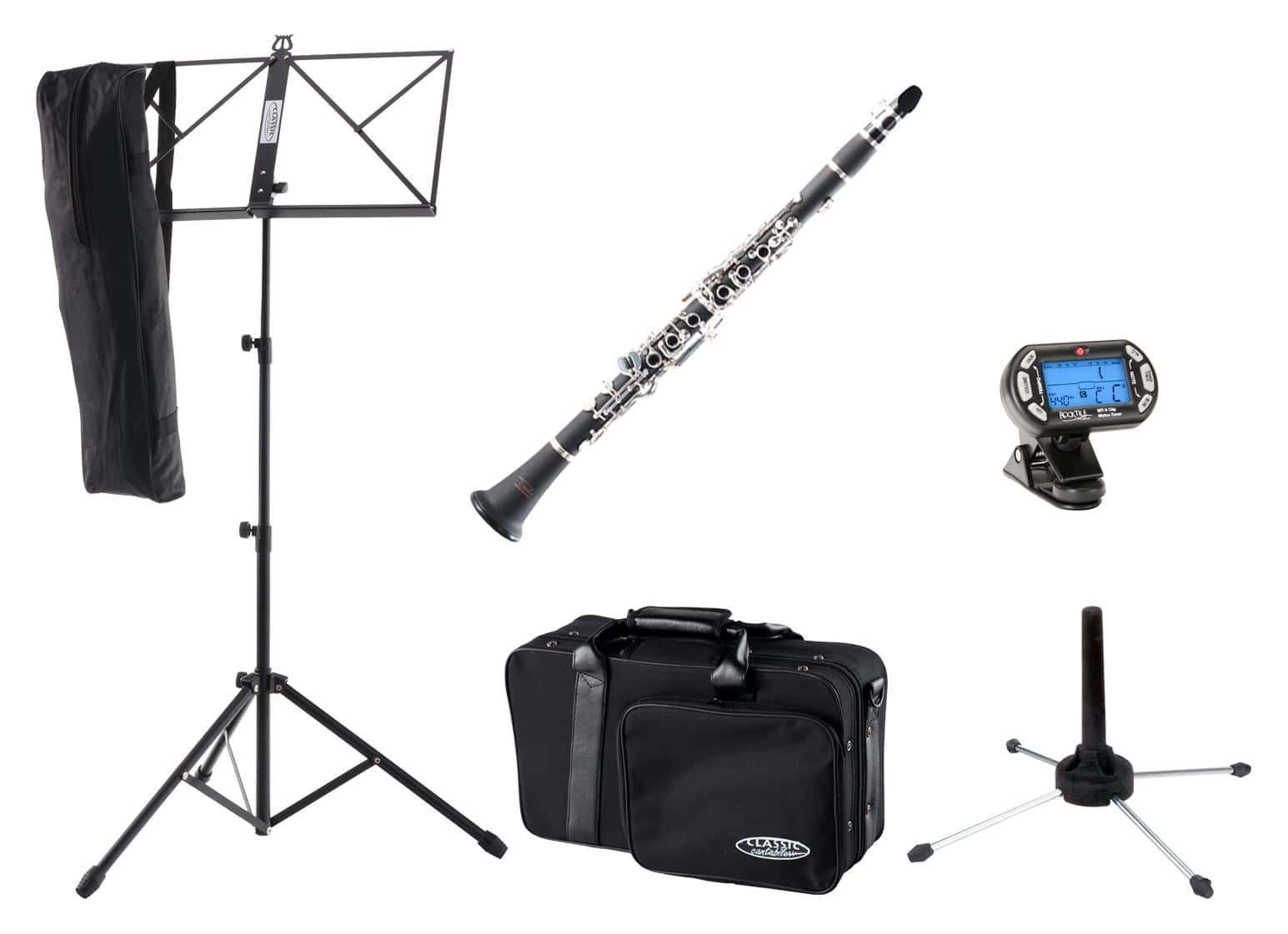 Klarinette CLK-20 Komplett Set - aus ABS Kunststoff