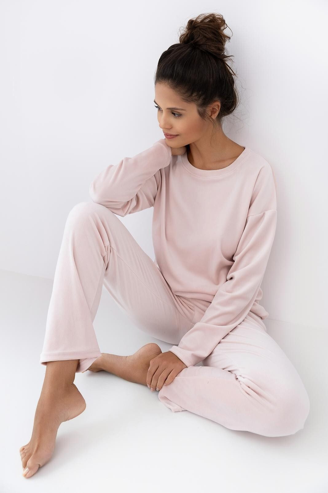 Sensis Schlafanzug Pyjama unifarben, Loungewear Hausanzug günstig online kaufen