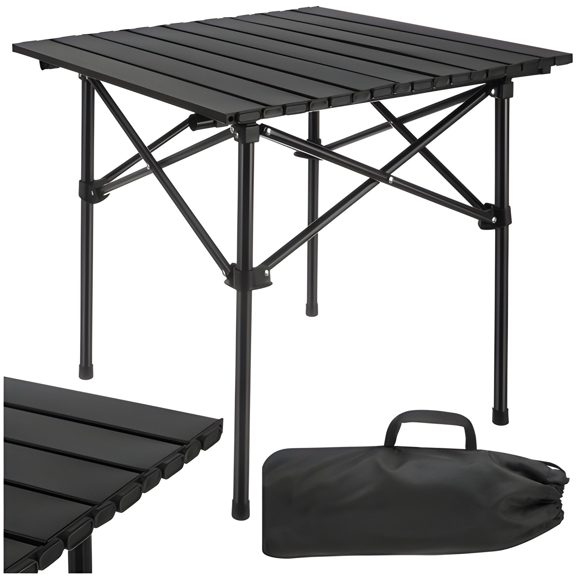 Gardlov Campingtisch Klappbar Camping Tisch faltbar (Campingtisch, 1-St., inklusive Tragetasche, Montagematerial und Bedienungsanleitung), bis zu 70 kg Belastbarkeit