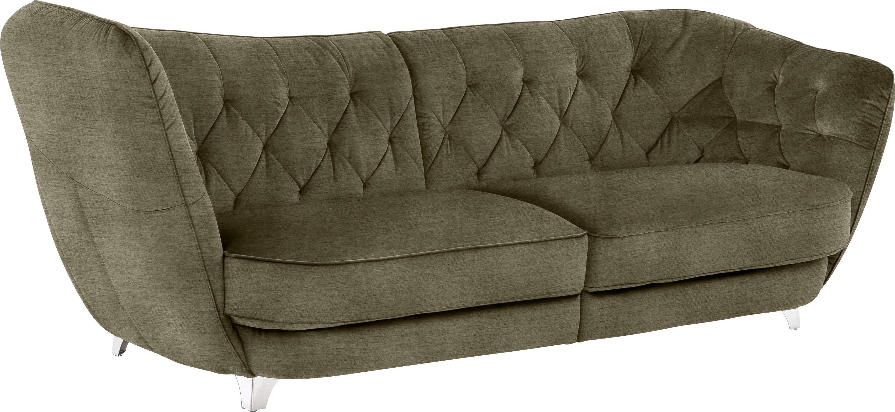 Home affaire Big-Sofa Retro, stylischer Hochlehner