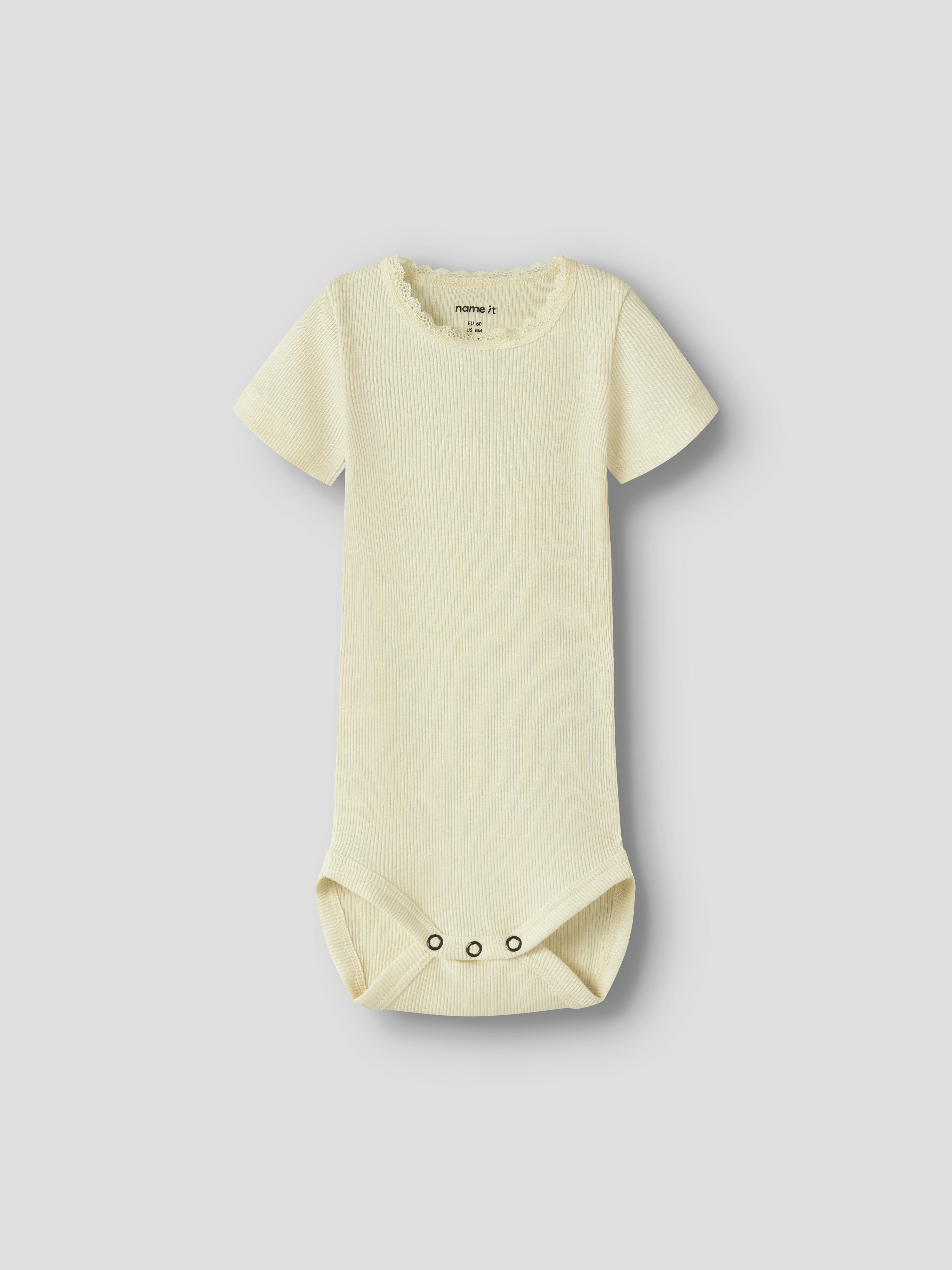 Name It Kurzarmbody NBFKAB SS BODY NOOS Baumwollmischung, Kurzarm