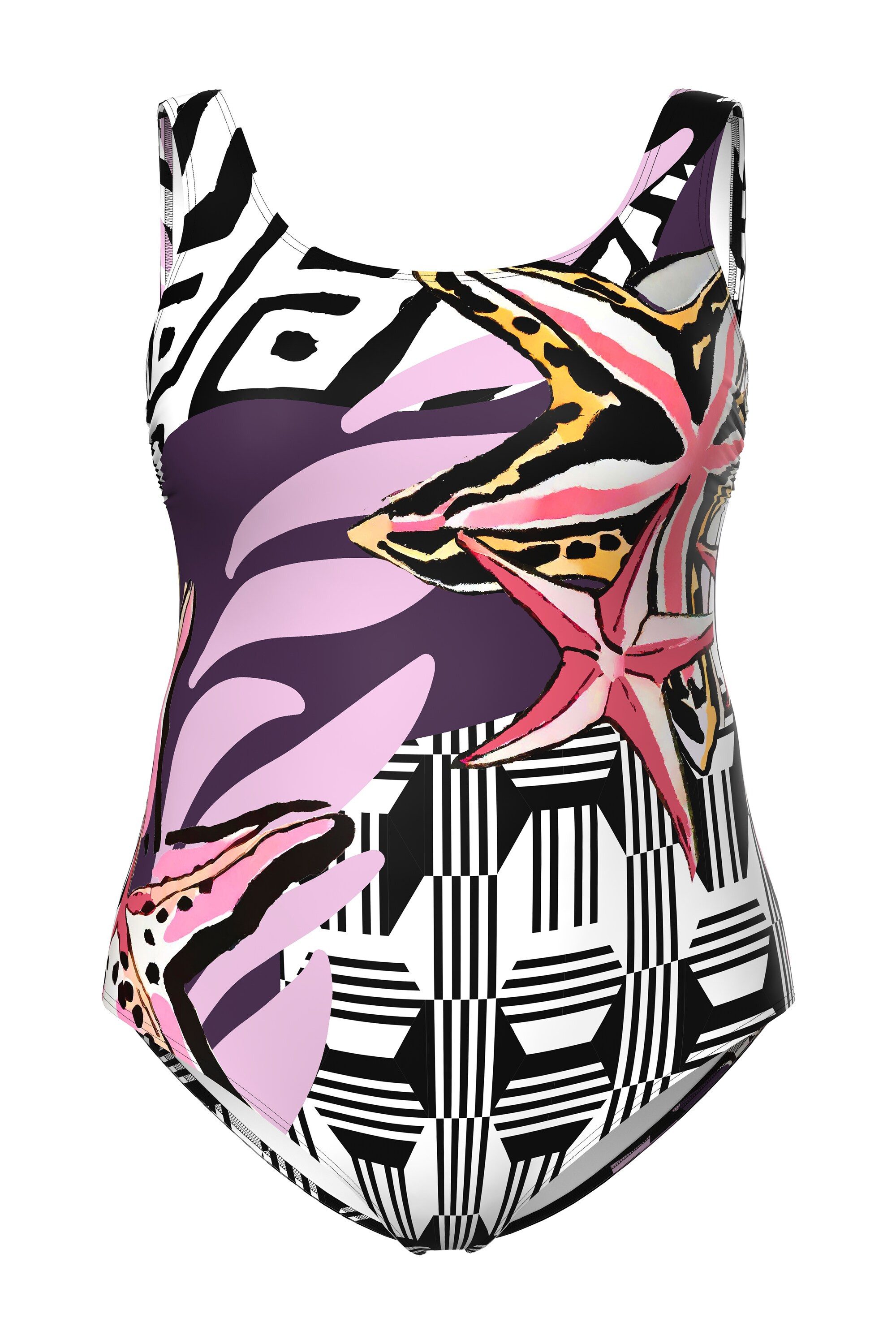 Ulla Popken Badeanzug Badeanzug ohne Softcups günstig online kaufen