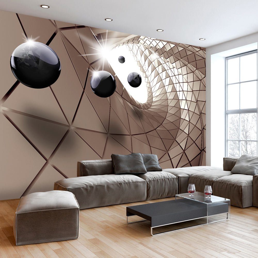 KUNSTLOFT Vliestapete Abstract Utopia 1x0.7 m, halb-matt, lichtbeständige Design Tapete